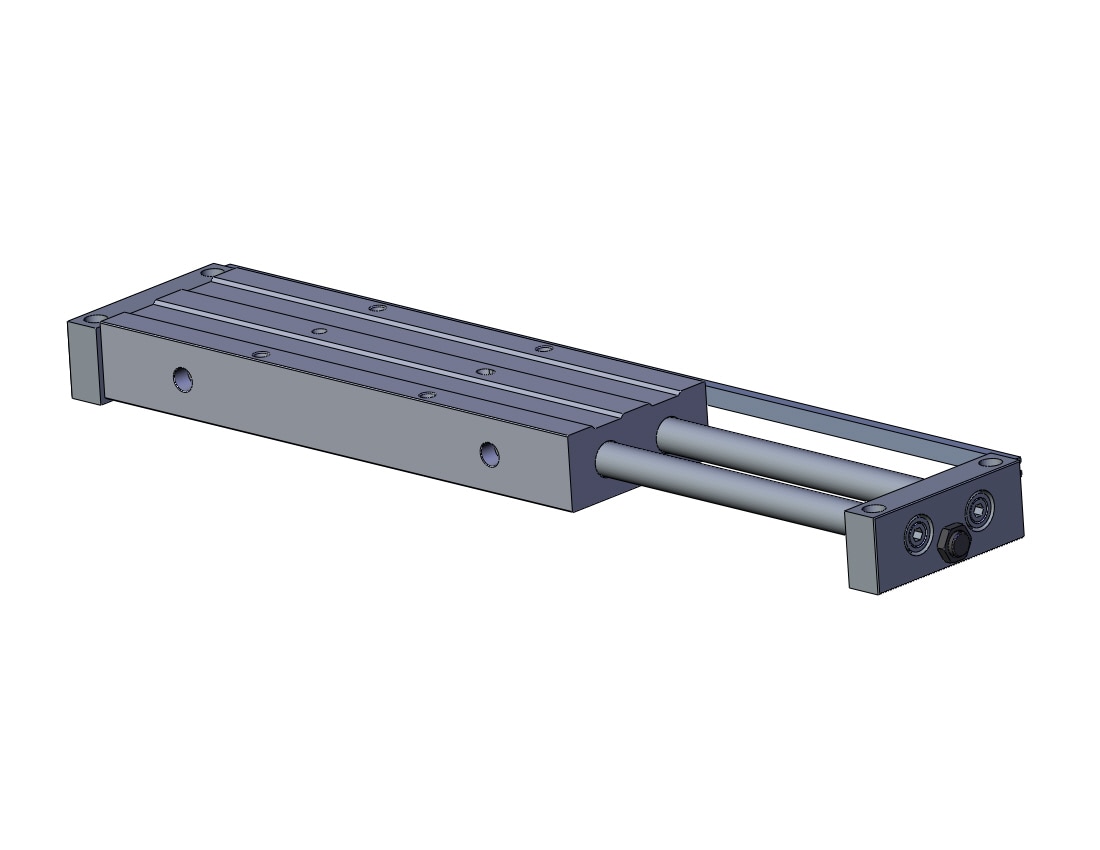 SMC CDPXWL25-150 cyl, slide ball/b endplate mt, CXW GUIDED CYLINDER