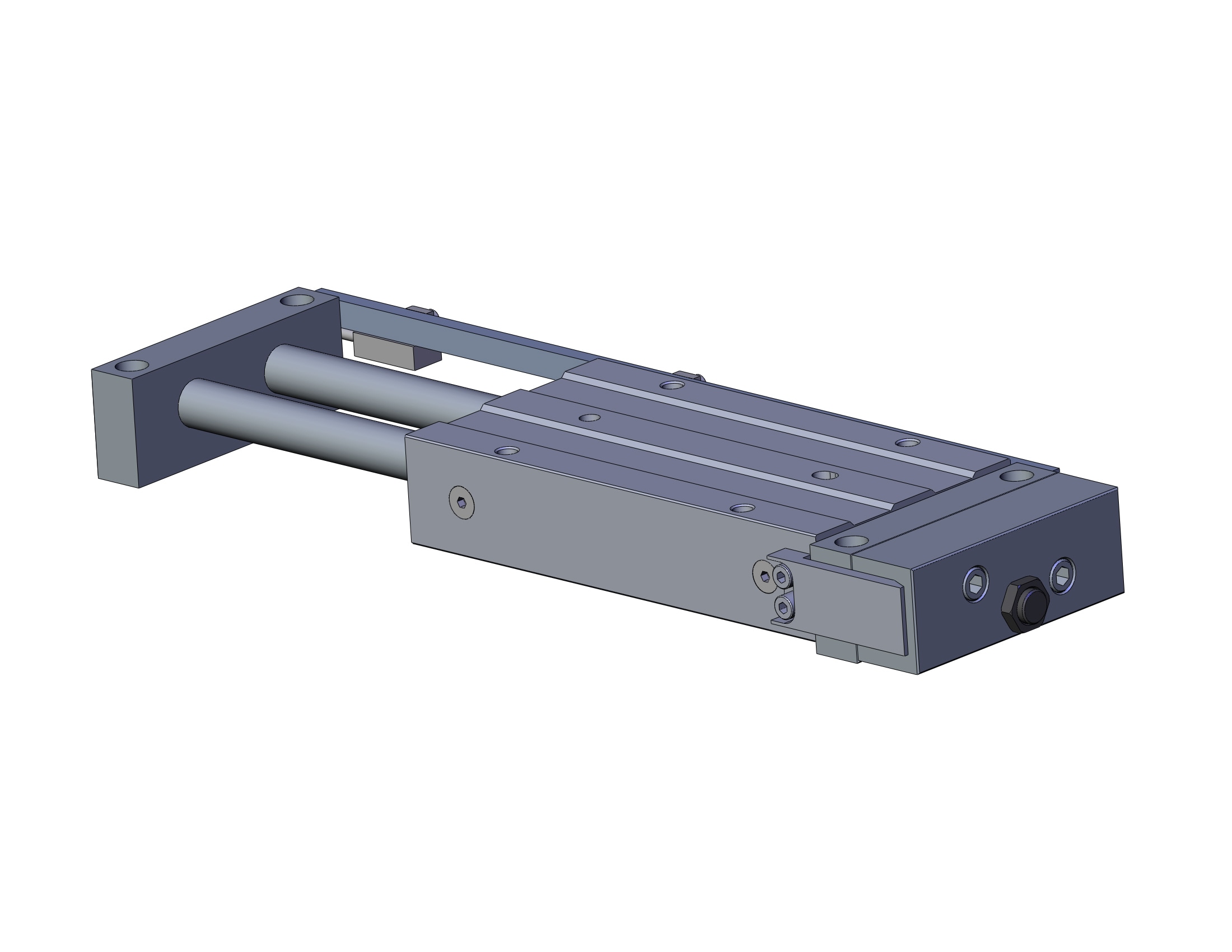 SMC CDPXWM25-100R-F7BAL 25mm cxw slide bearing, CXW GUIDED CYLINDER