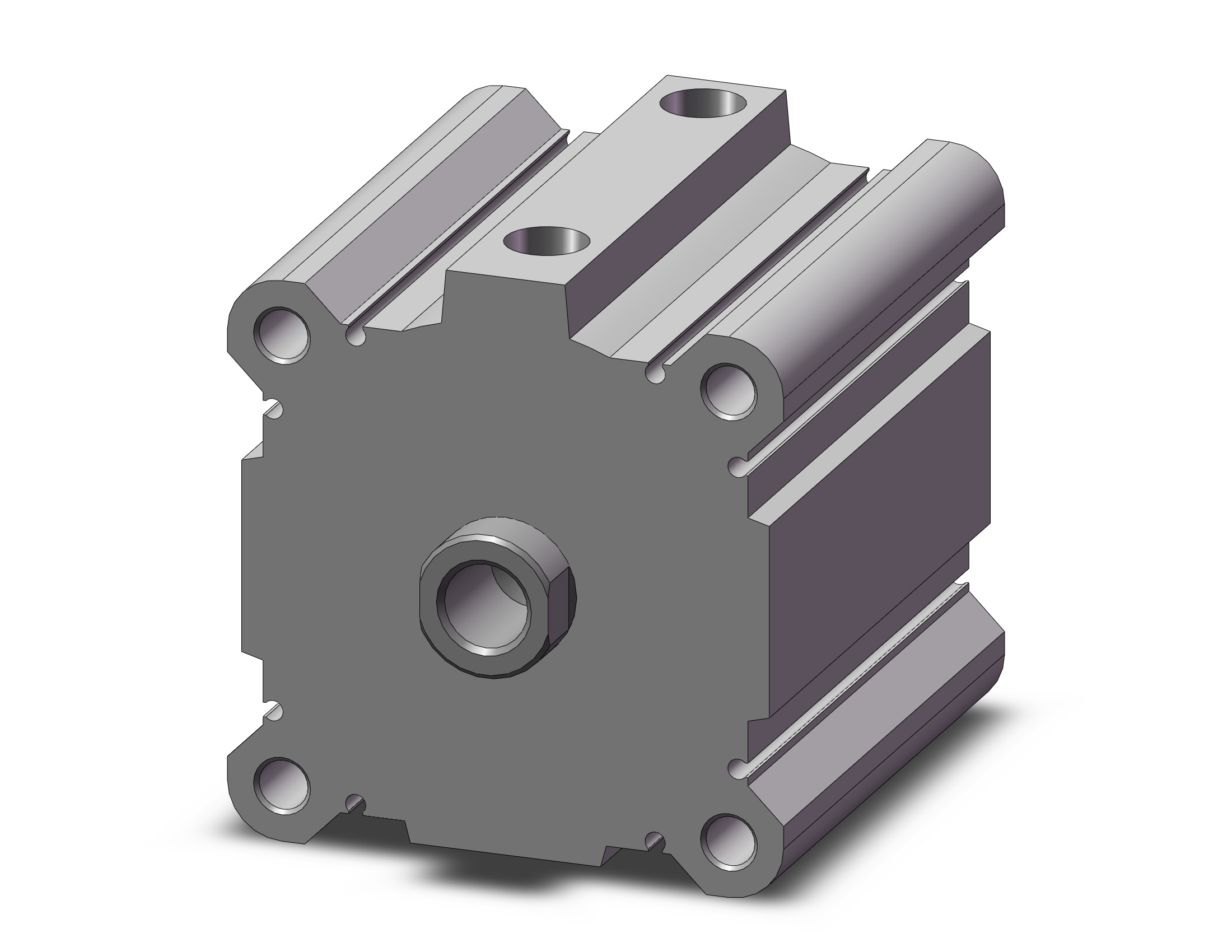 SMC CDQ2YA100TN-50DCZ cyl, smooth, dbl/act, CQ2Y SMOOTH CYLINDER