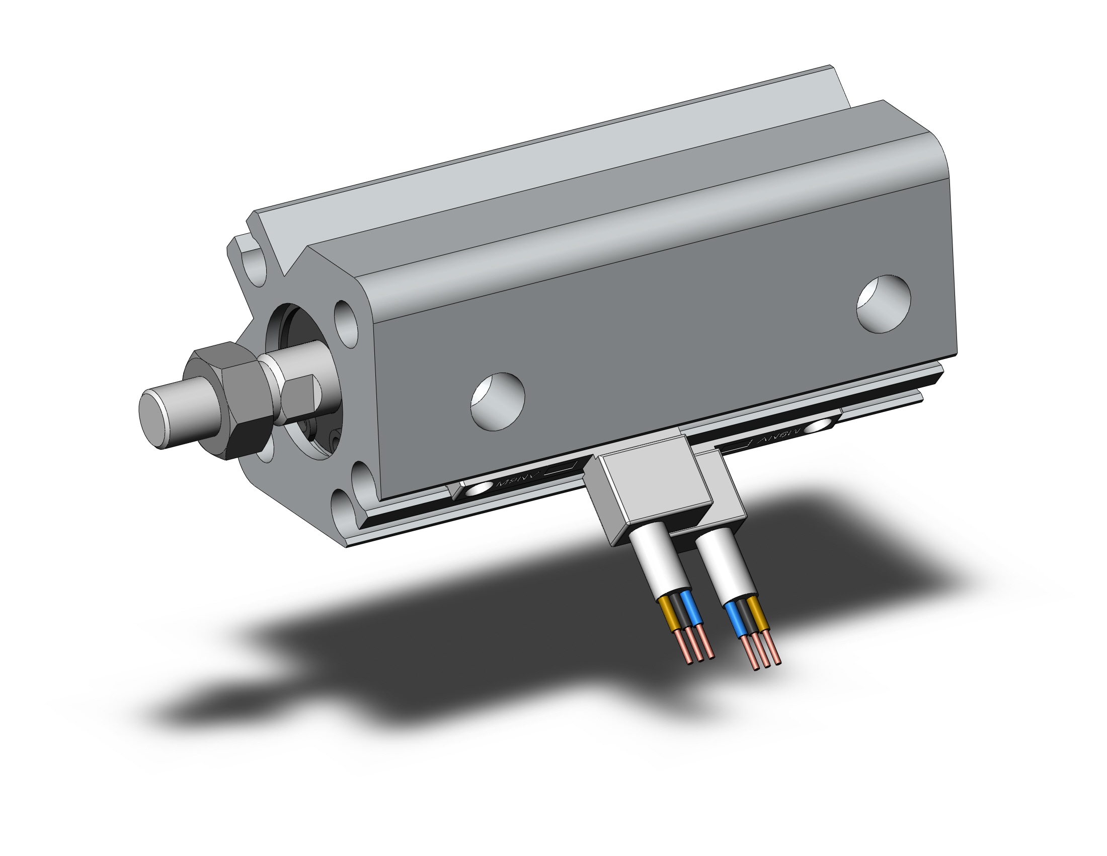 SMC CDQ2A12-25DMZ-M9NV cylinder, CQ2-Z COMPACT CYLINDER