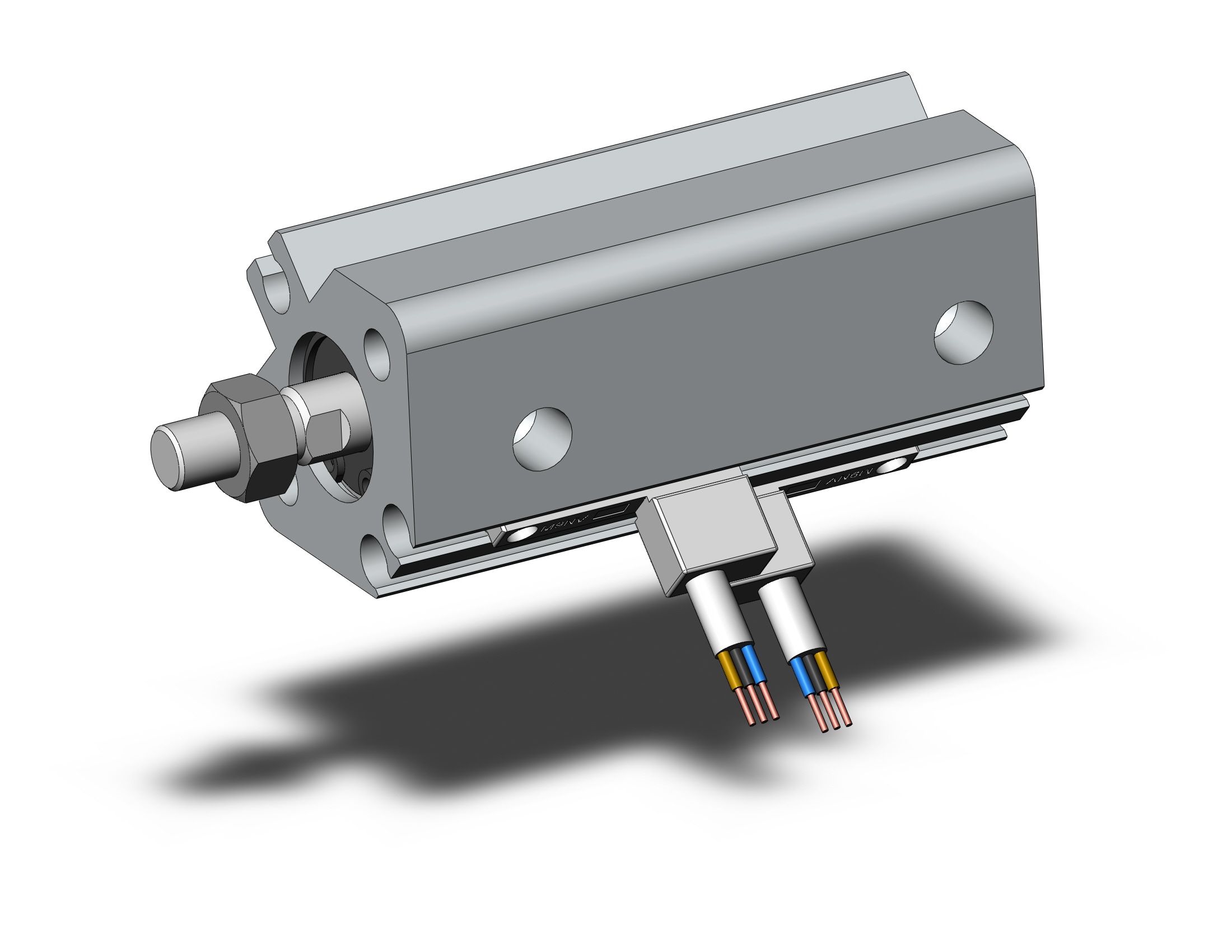 SMC CDQ2A12-25DMZ-M9NVMAPC cylinder, CQ2-Z COMPACT CYLINDER