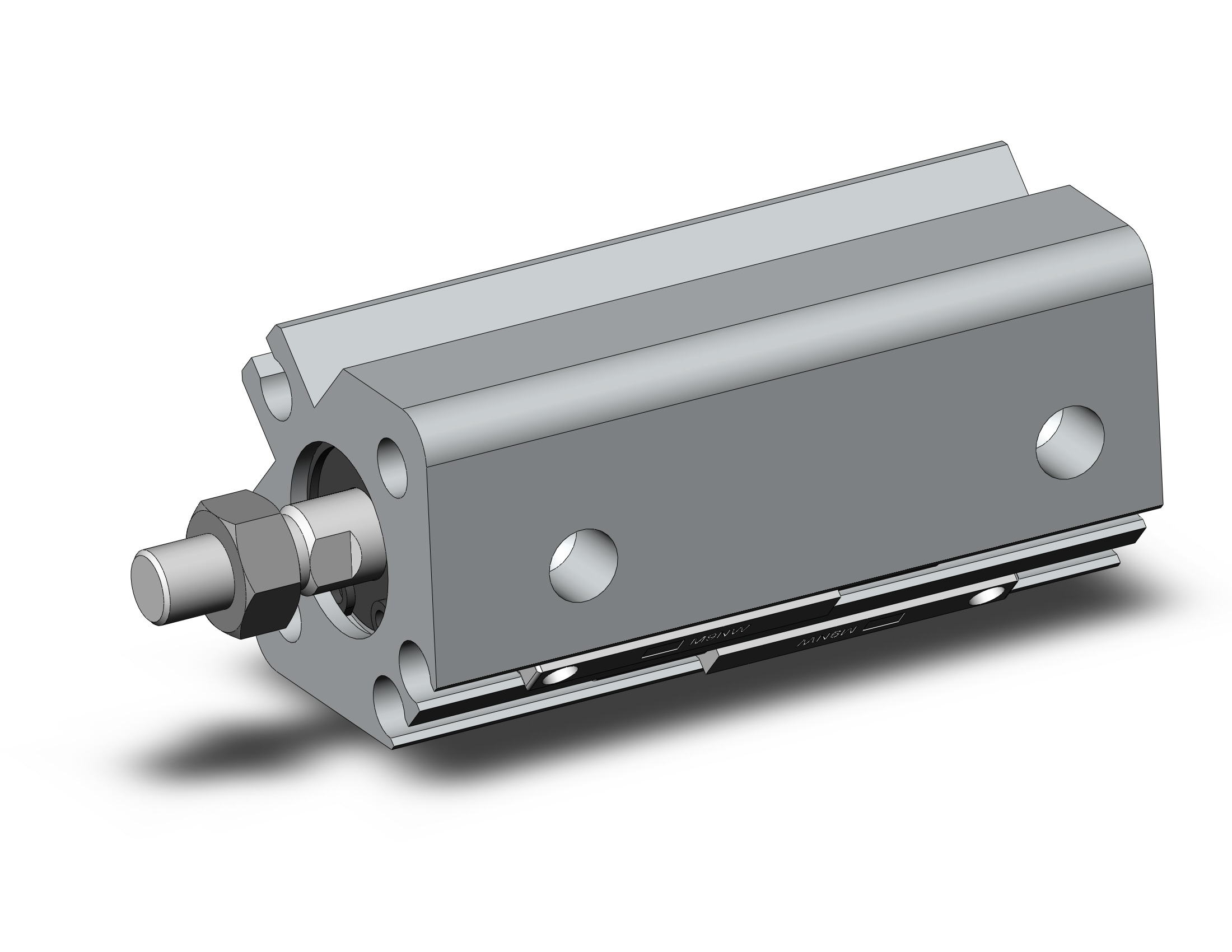 SMC CDQ2A12-25DMZ-M9NWMAPC cylinder, CQ2-Z COMPACT CYLINDER