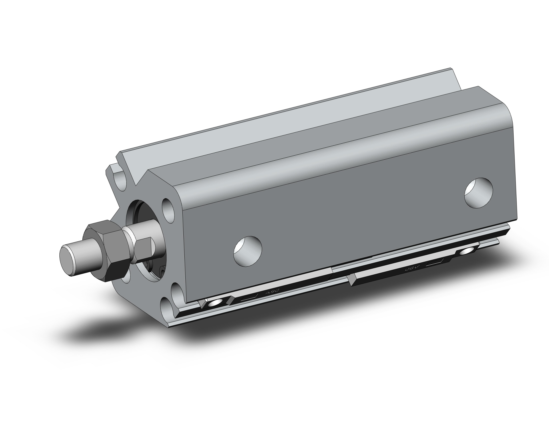 SMC CDQ2A12-30DMZ-A90L cylinder, CQ2-Z COMPACT CYLINDER