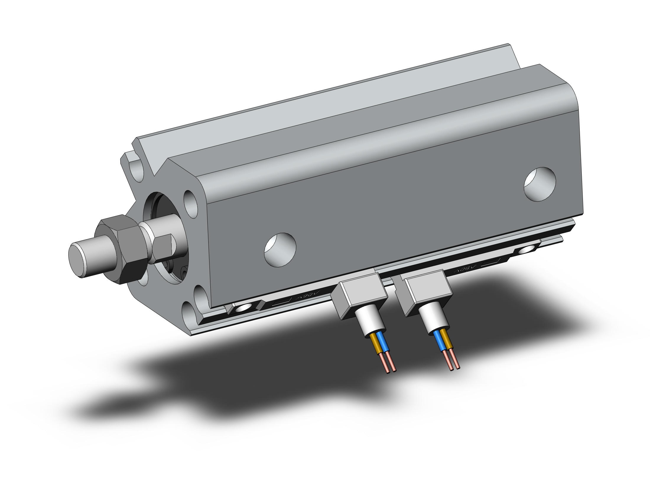 SMC CDQ2A12-30DMZ-A90V cylinder, CQ2-Z COMPACT CYLINDER