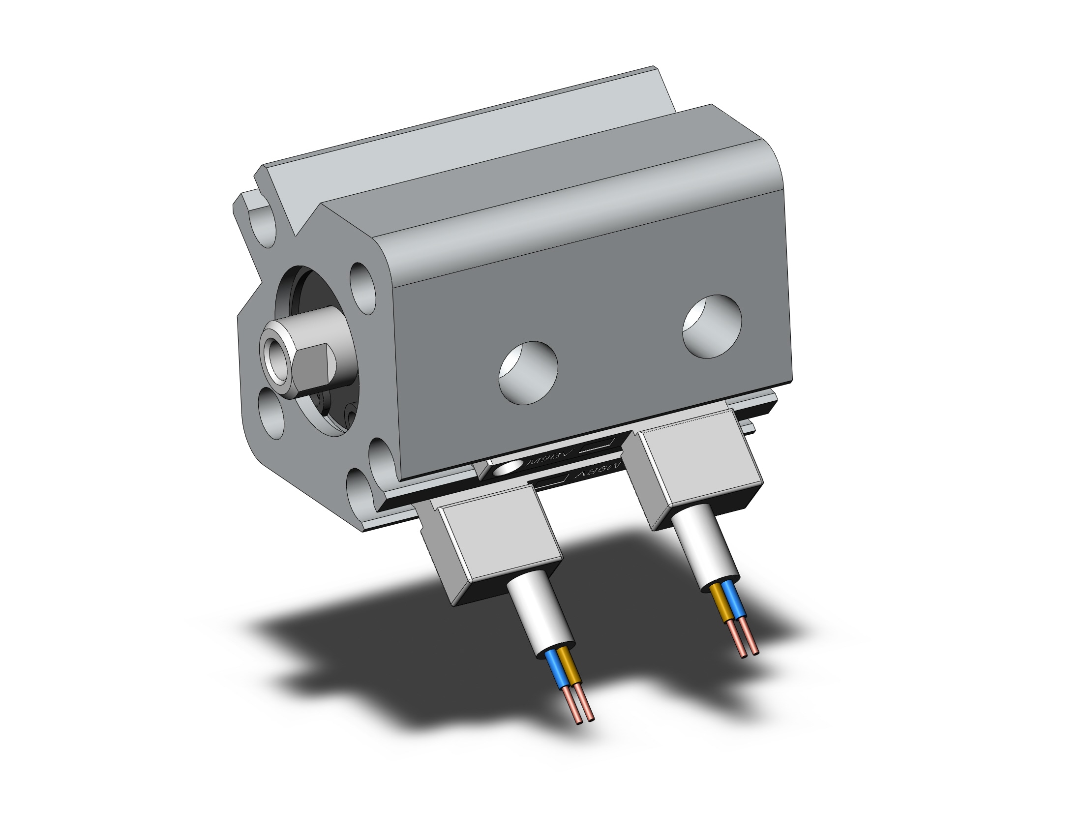 SMC CDQ2A12-5DZ-M9BVL cylinder, CQ2-Z COMPACT CYLINDER