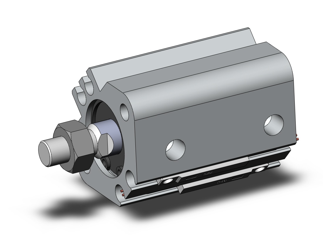 SMC CDQ2A16-10DMZ-A90L cylinder, CQ2-Z COMPACT CYLINDER