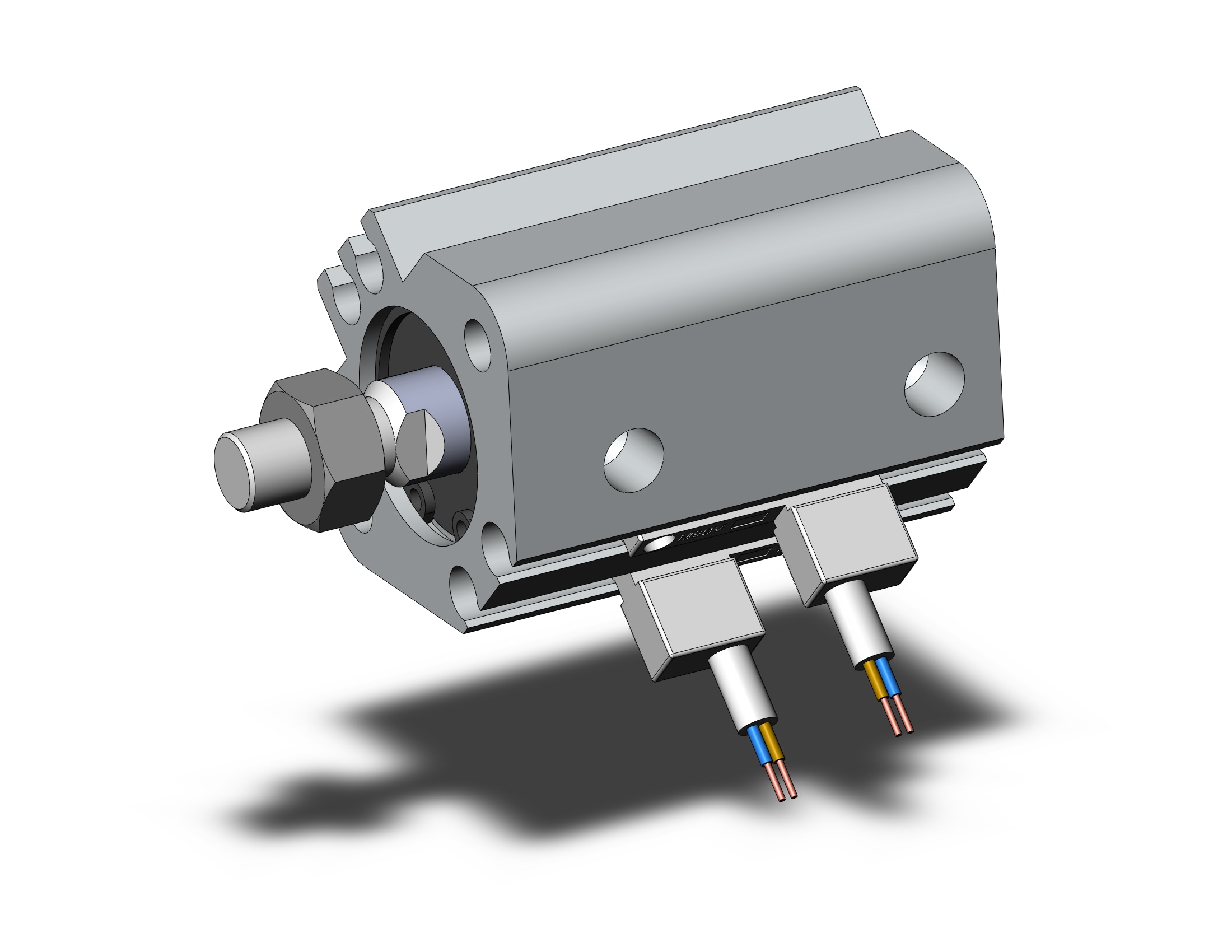 SMC CDQ2A16-10DMZ-M9BV cylinder, CQ2-Z COMPACT CYLINDER