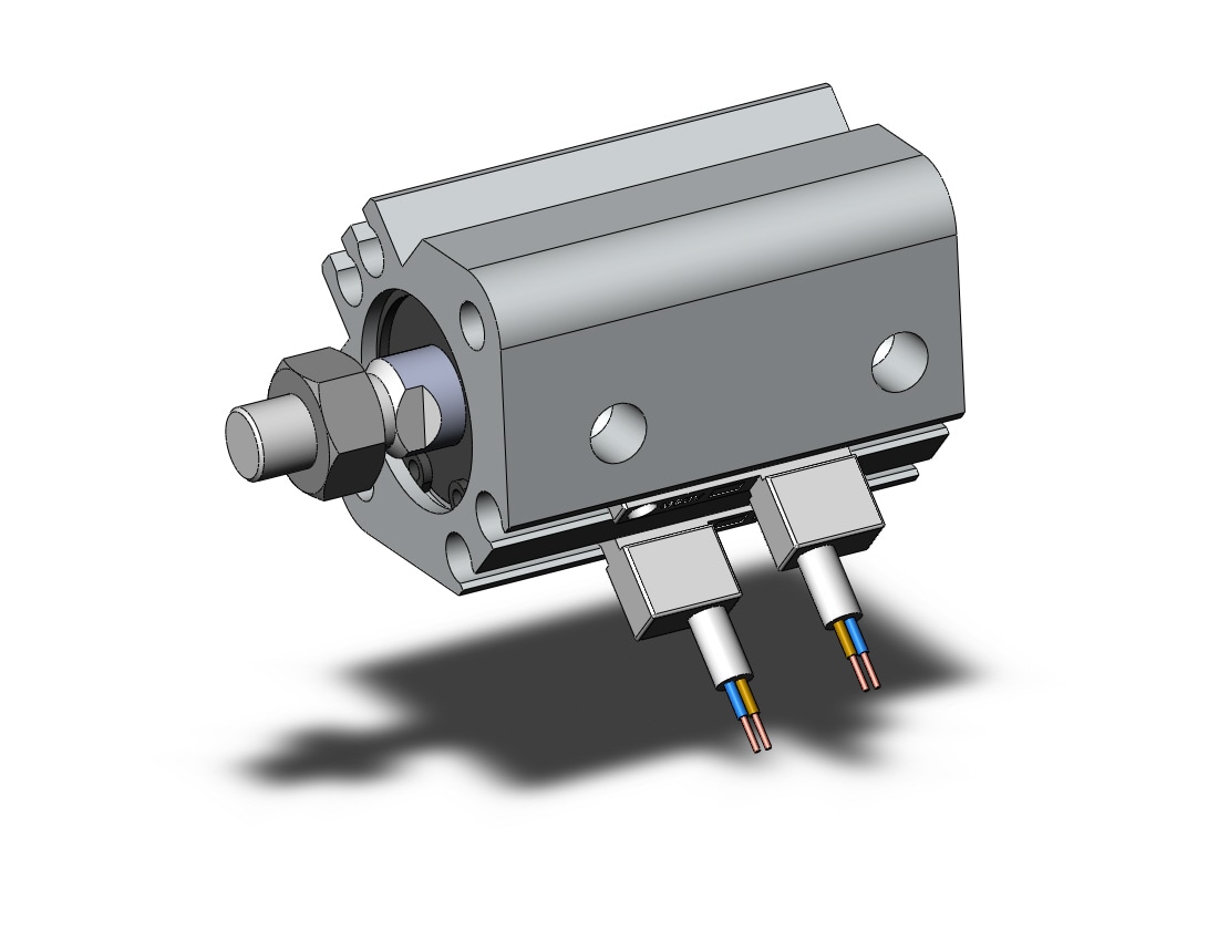 SMC CDQ2A16-10DMZ-M9BVL cylinder, CQ2-Z COMPACT CYLINDER