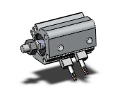 SMC CDQ2A16-10DMZ-M9NVMAPC cylinder, CQ2-Z COMPACT CYLINDER