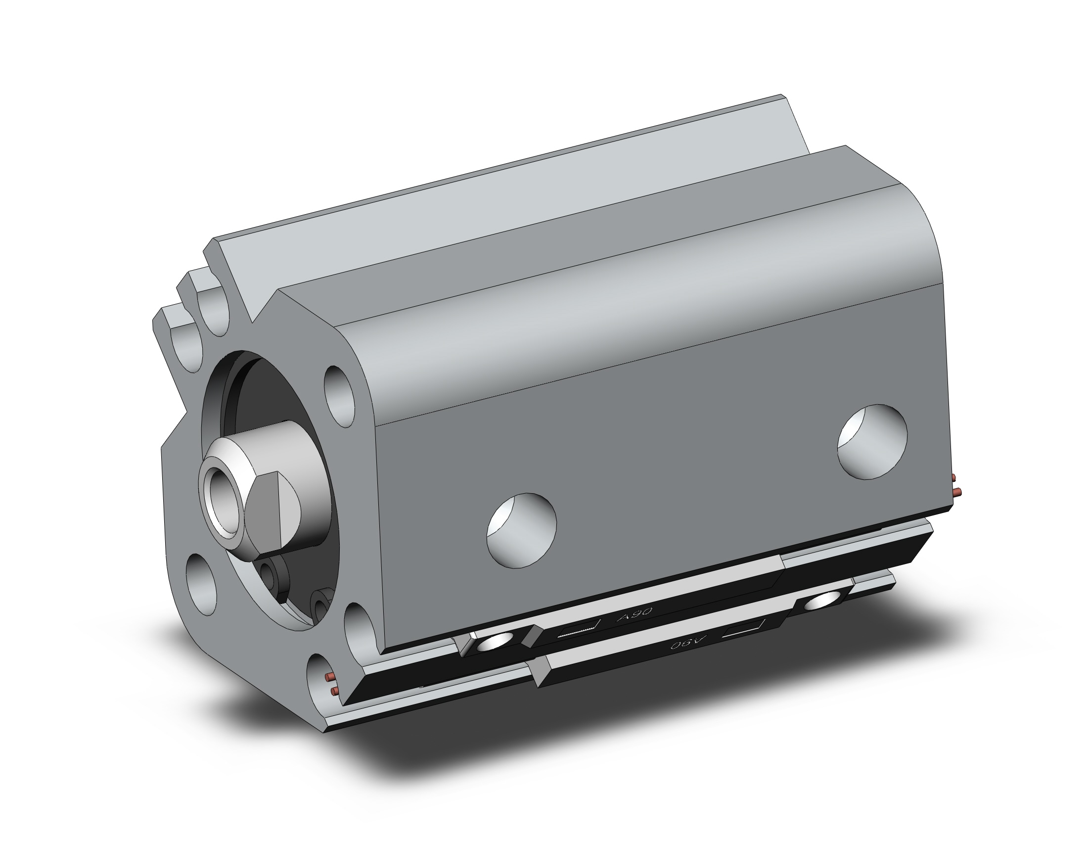 SMC CDQ2A16-10DZ-A90 cylinder, CQ2-Z COMPACT CYLINDER