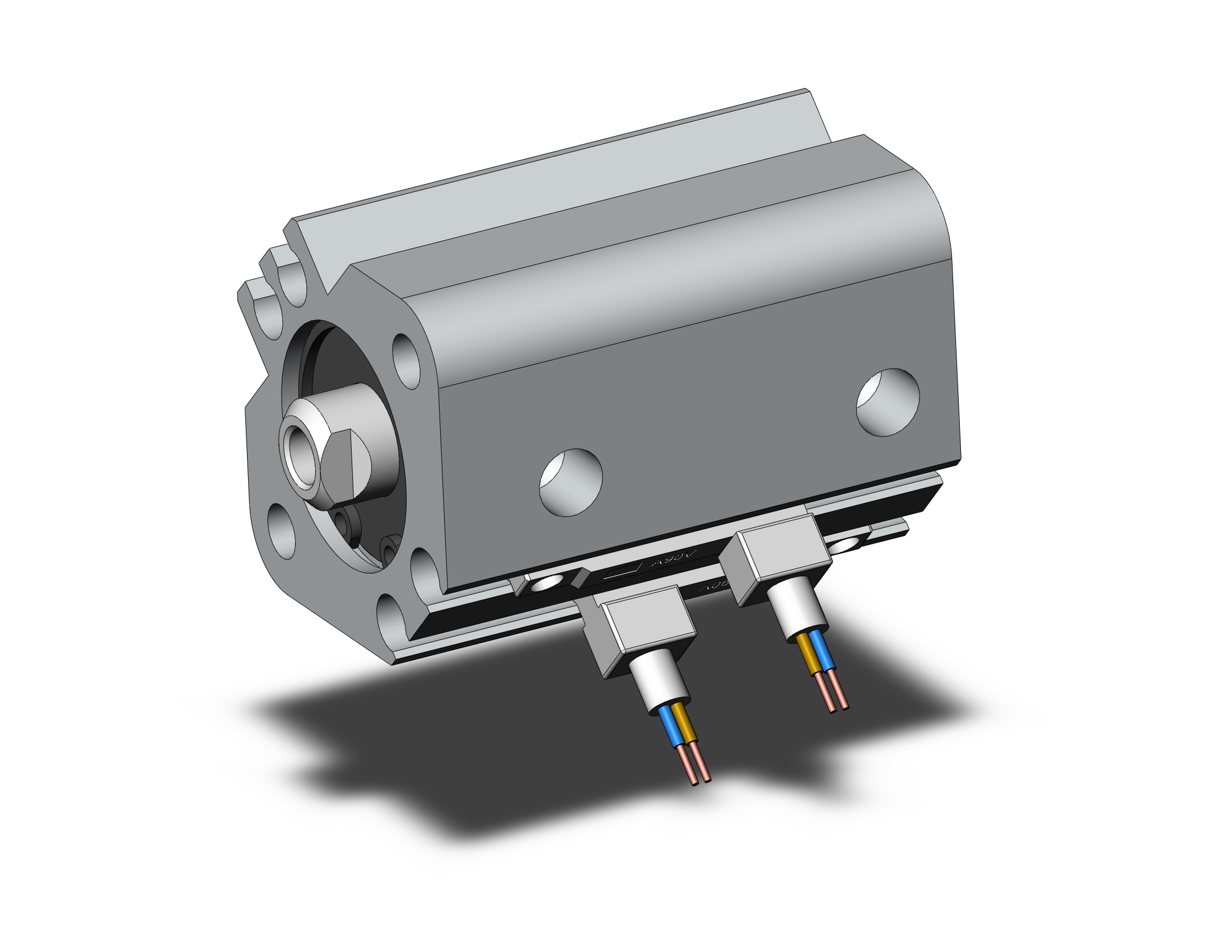 SMC CDQ2A16-10DZ-A90V cylinder, CQ2-Z COMPACT CYLINDER