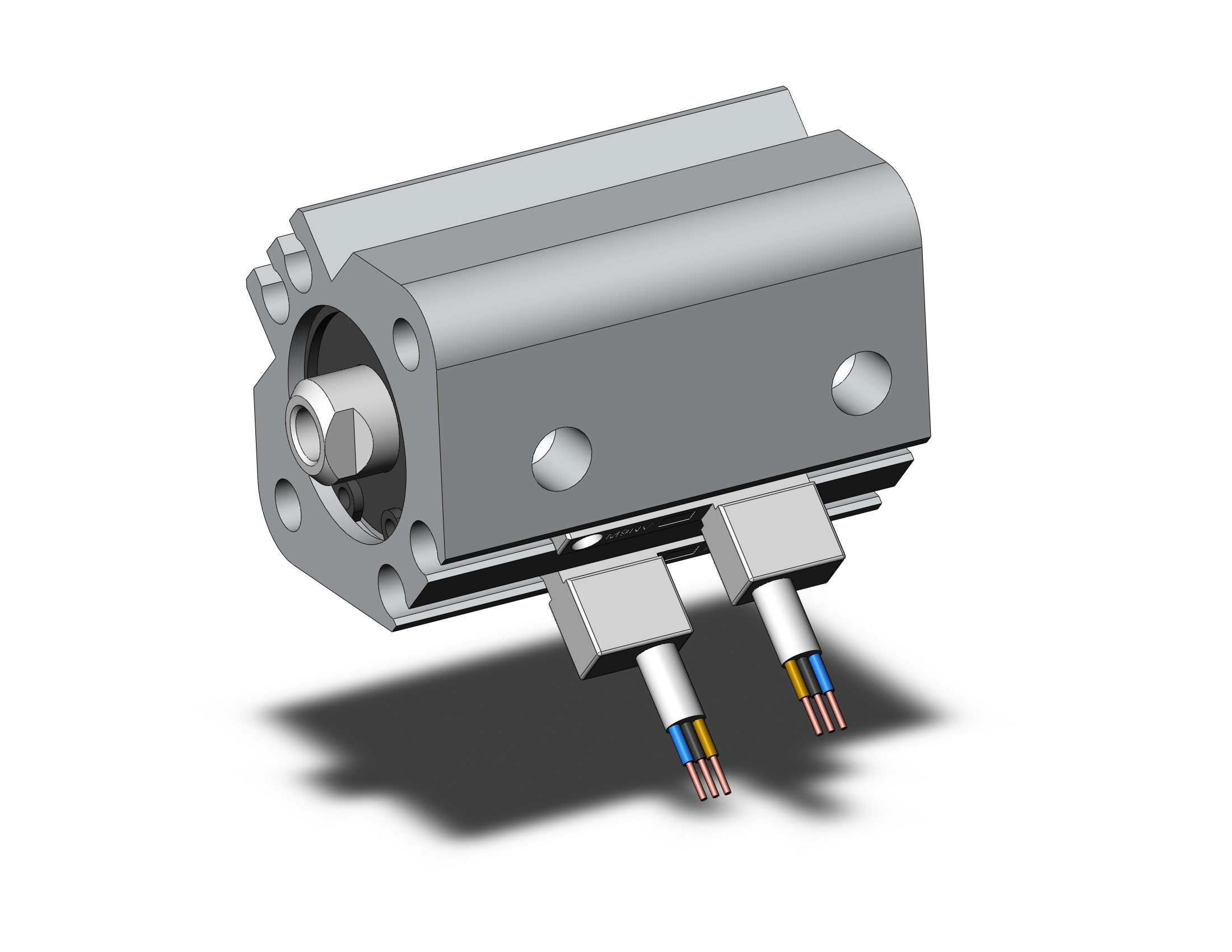 SMC CDQ2A16-10DZ-M9NV cylinder, CQ2-Z COMPACT CYLINDER