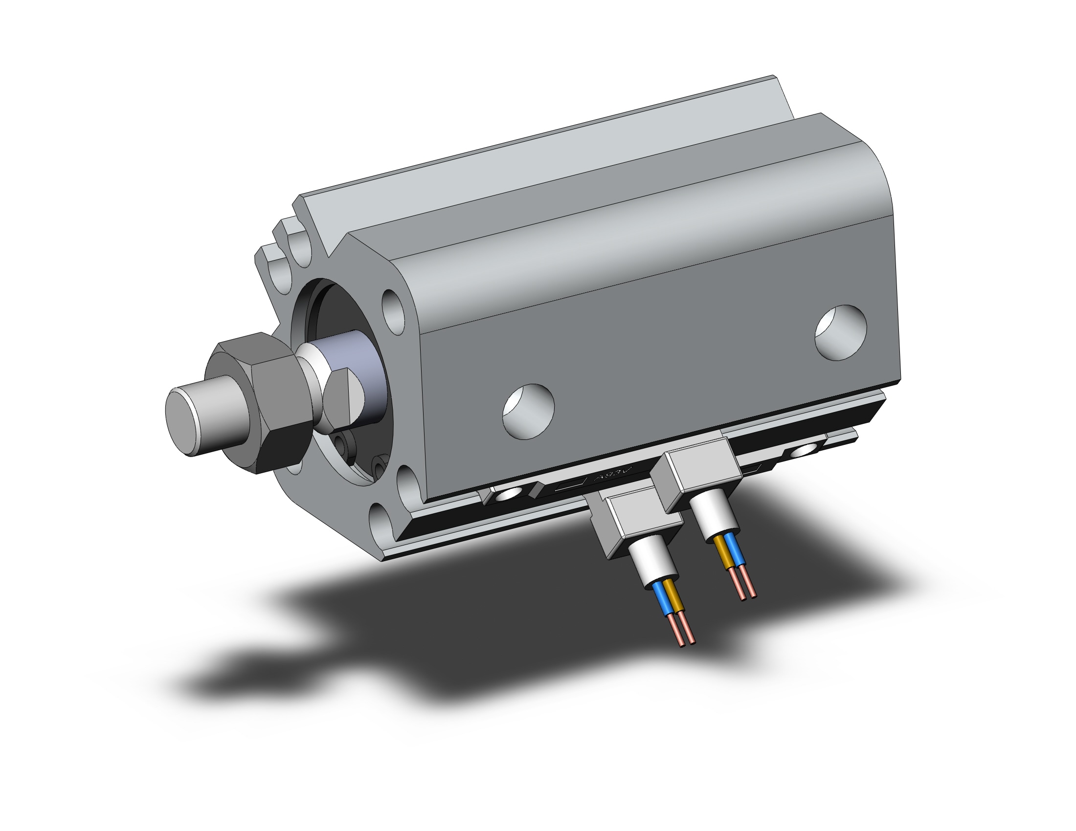 SMC CDQ2A16-15DMZ-A93V cylinder, CQ2-Z COMPACT CYLINDER