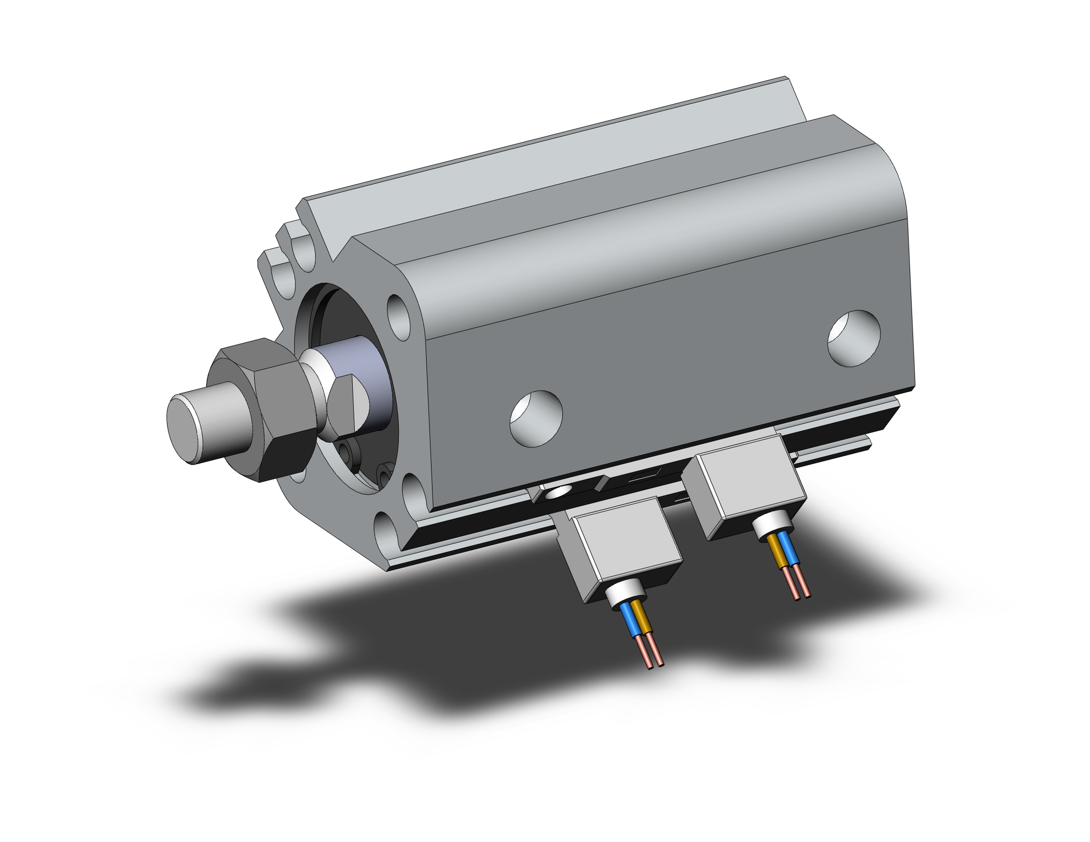 SMC CDQ2A16-15DMZ-M9BAV cylinder, CQ2-Z COMPACT CYLINDER