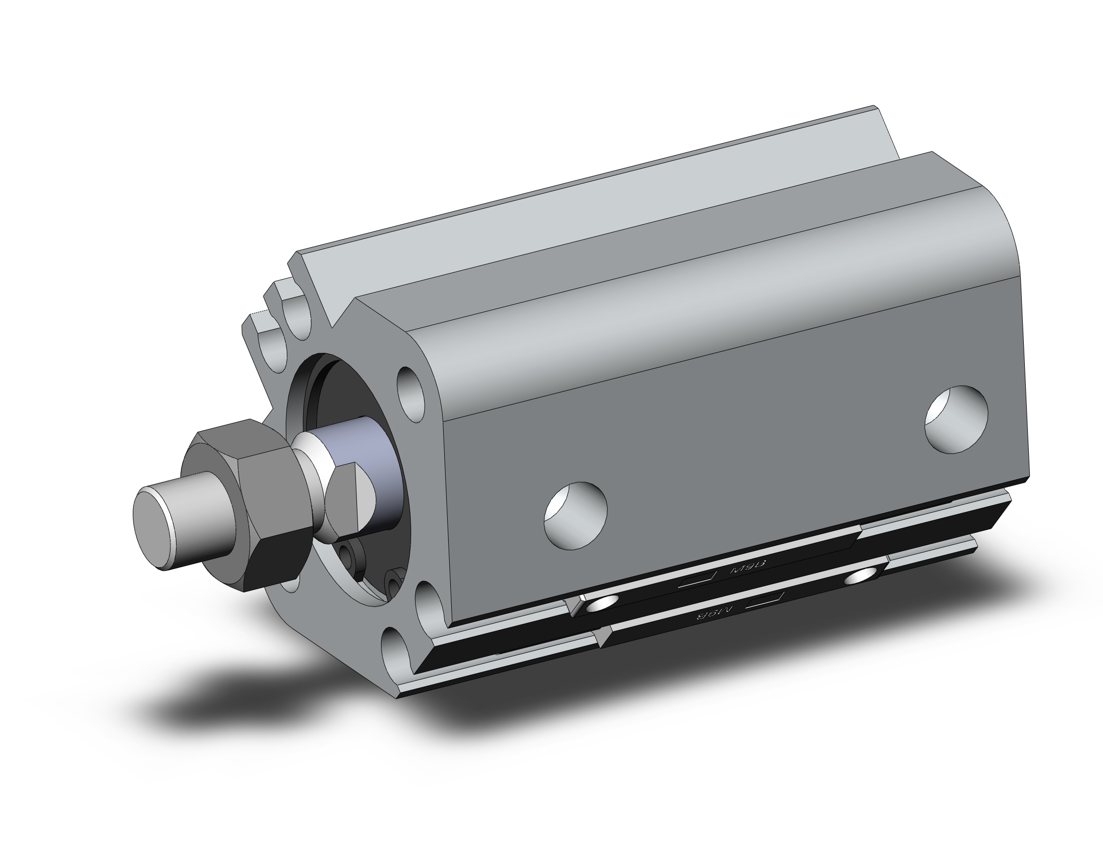 SMC CDQ2A16-15DMZ-M9BSAPC cylinder, CQ2-Z COMPACT CYLINDER