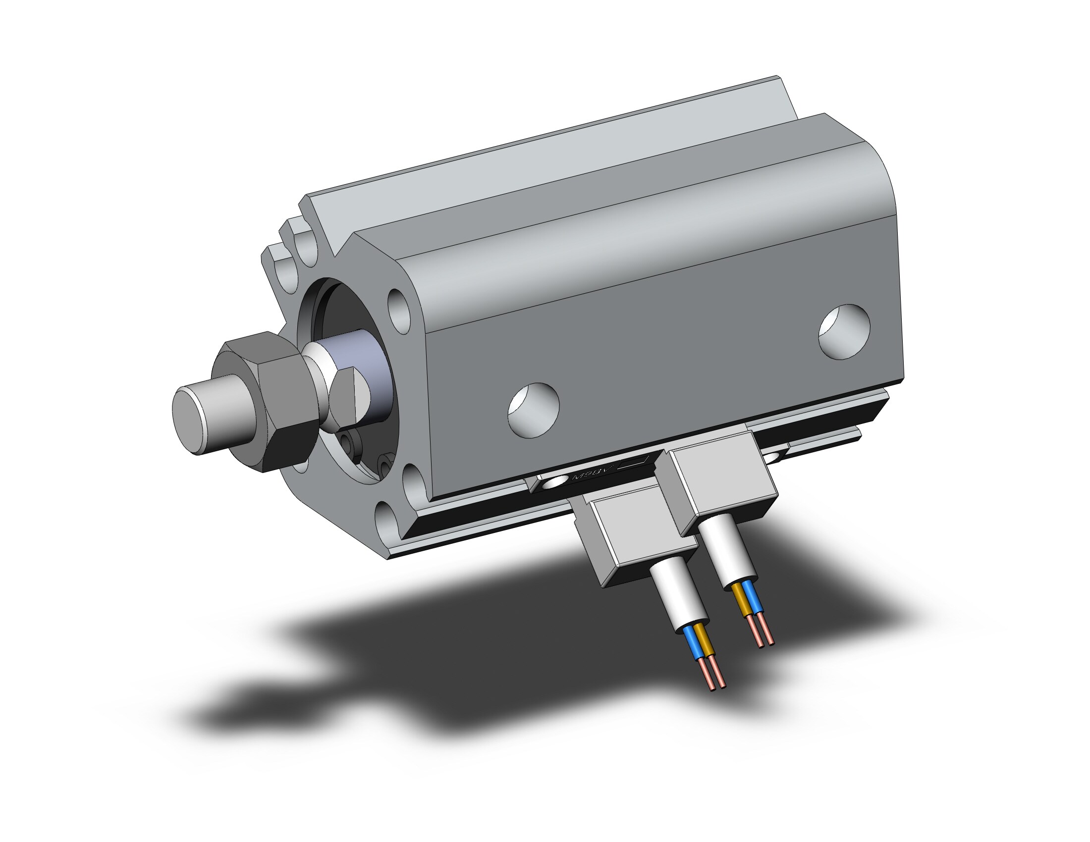 SMC CDQ2A16-15DMZ-M9BVL cylinder, CQ2-Z COMPACT CYLINDER