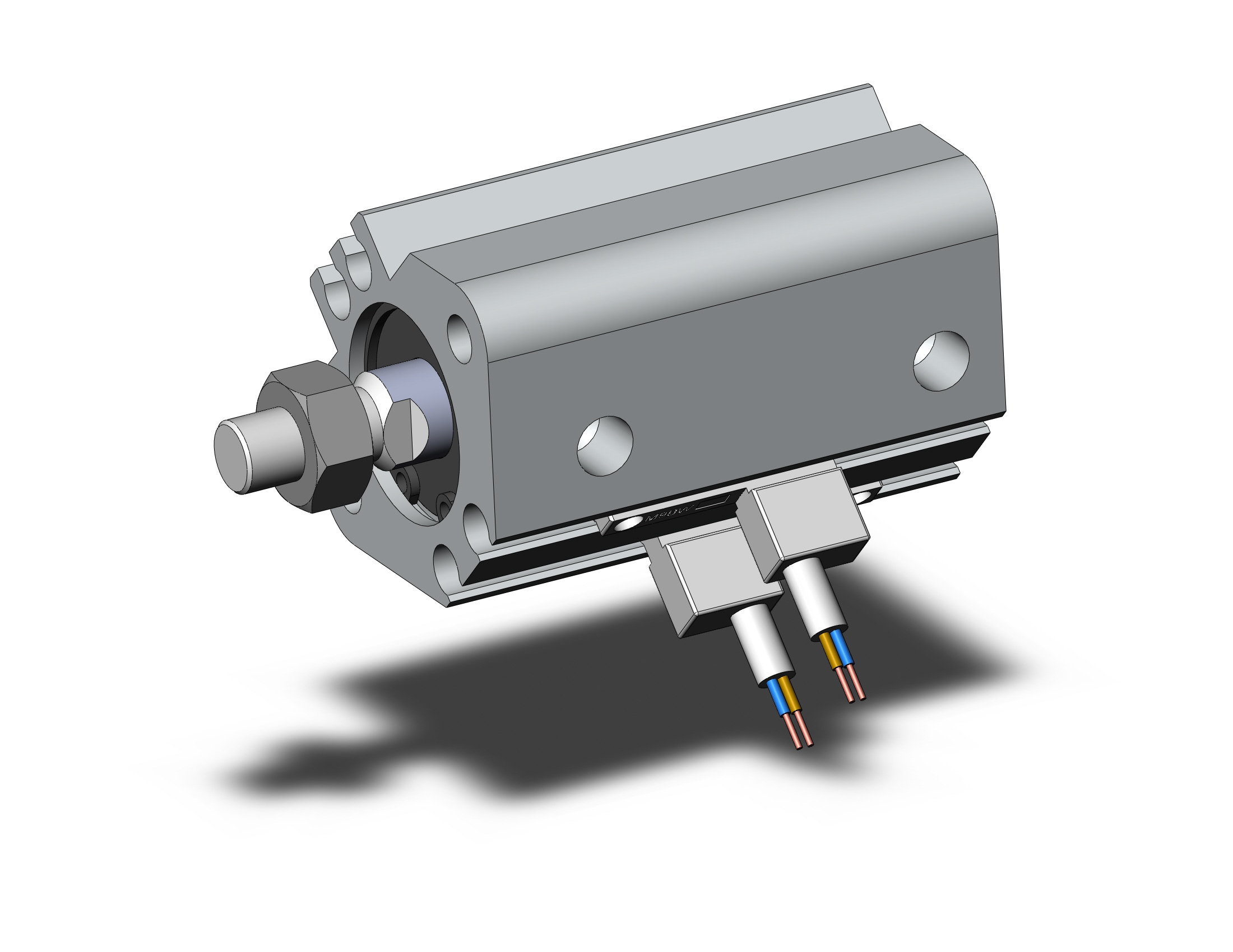 SMC CDQ2A16-15DMZ-M9BWVZ cylinder, CQ2-Z COMPACT CYLINDER