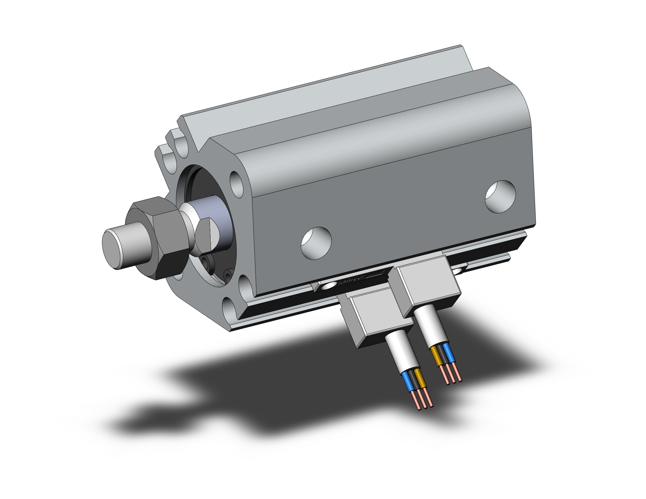 SMC CDQ2A16-15DMZ-M9NVSAPC cylinder, CQ2-Z COMPACT CYLINDER