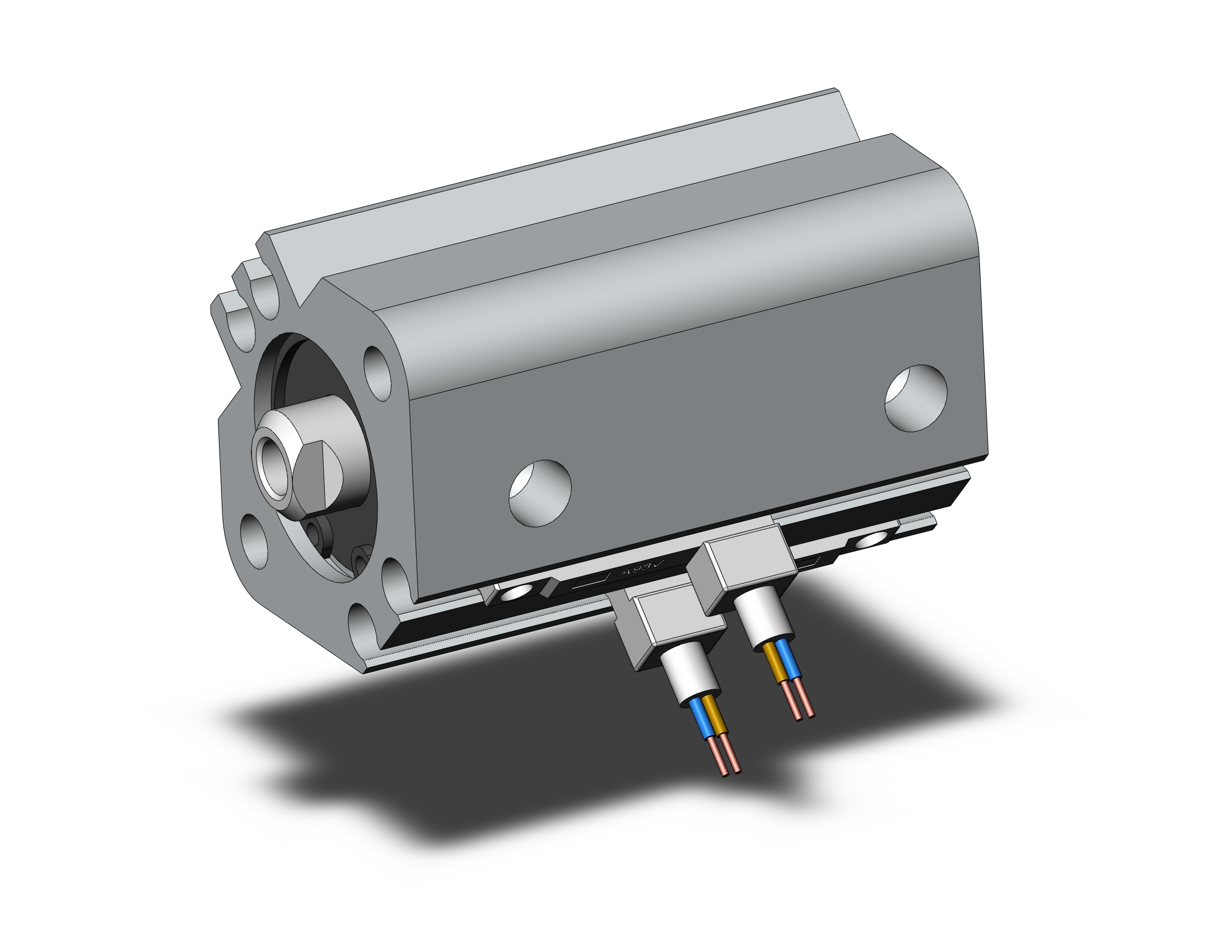 SMC CDQ2A16-15DZ-A93VL cylinder, CQ2-Z COMPACT CYLINDER