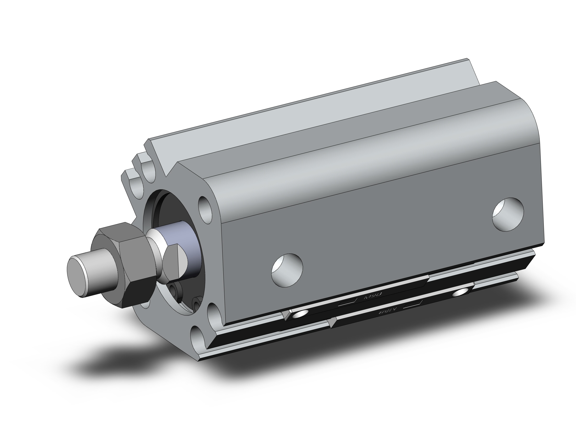 SMC CDQ2A16-20DMZ-M9B cylinder, CQ2-Z COMPACT CYLINDER