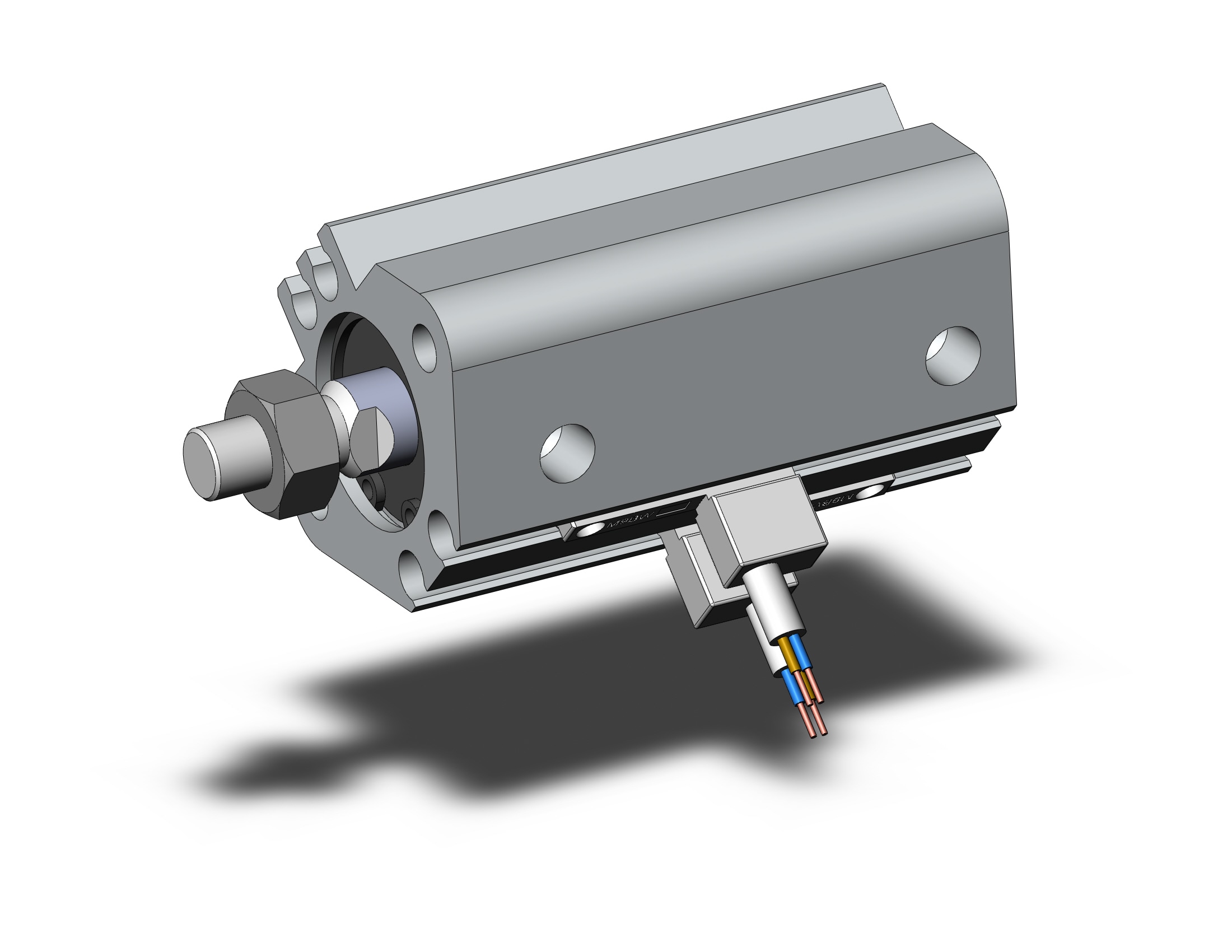 SMC CDQ2A16-20DMZ-M9BWVMBPC cylinder, CQ2-Z COMPACT CYLINDER