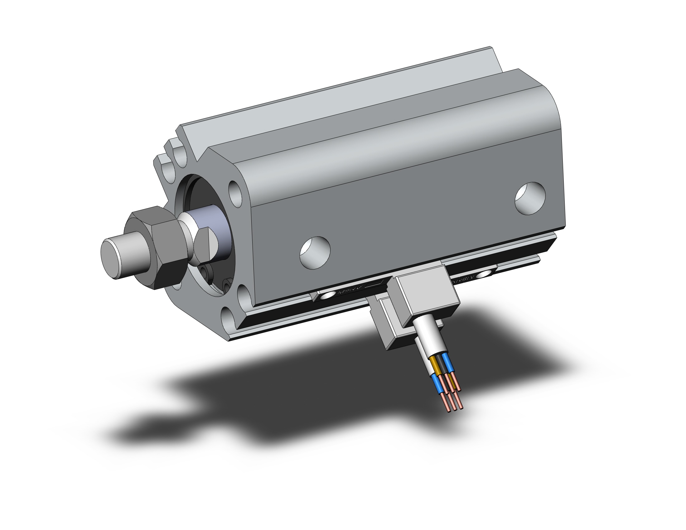 SMC CDQ2A16-20DMZ-M9NV cylinder, CQ2-Z COMPACT CYLINDER