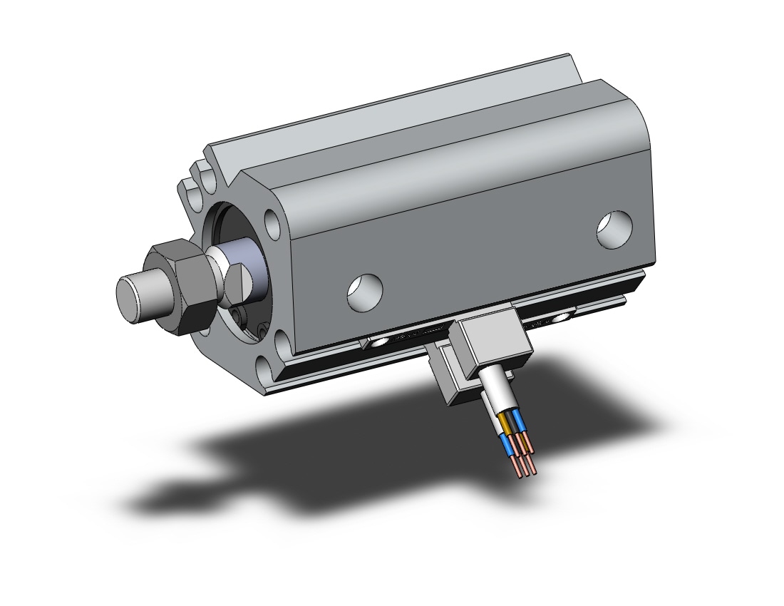 SMC CDQ2A16-20DMZ-M9NVL cylinder, CQ2-Z COMPACT CYLINDER