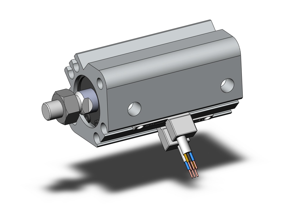 SMC CDQ2A16-20DMZ-M9PWVSDPC cylinder, CQ2-Z COMPACT CYLINDER