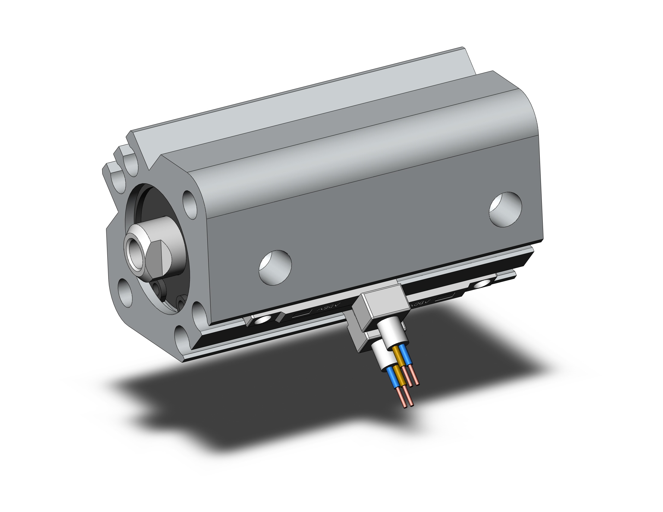 SMC CDQ2A16-20DZ-A90V cylinder, CQ2-Z COMPACT CYLINDER