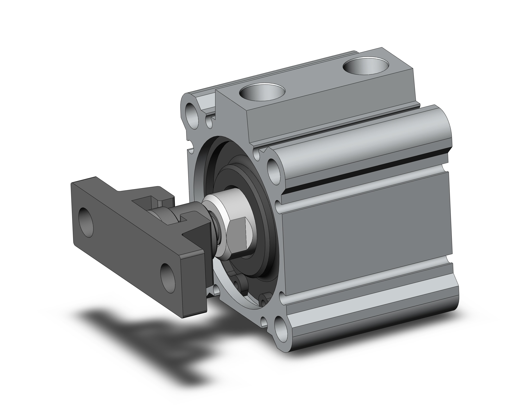 SMC CDQ2A50TN-15DCZ-D compact cylinder, cq2-z, COMPACT CYLINDER