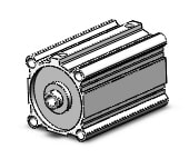 SMC CDQ2B140-175DCZ-A93 compact cylinder, cq2-z, COMPACT CYLINDER