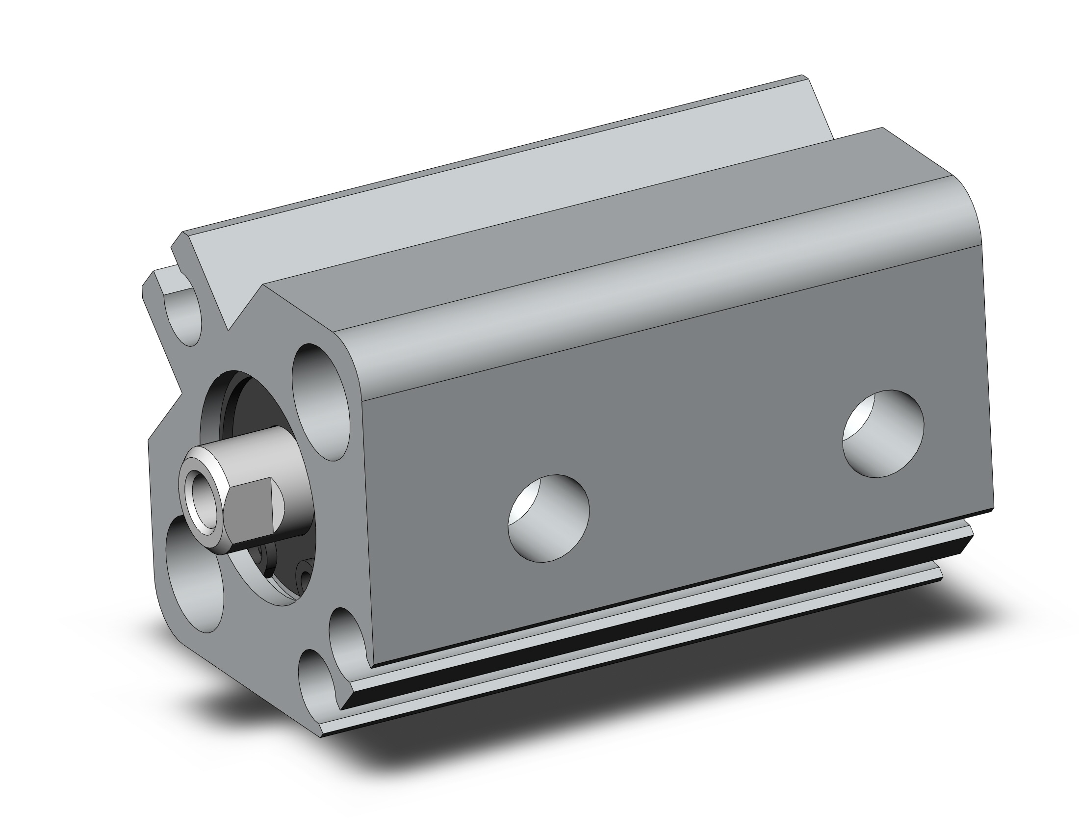 SMC CDQ2B12-10DZ-L compact cylinder, cq2-z, COMPACT CYLINDER