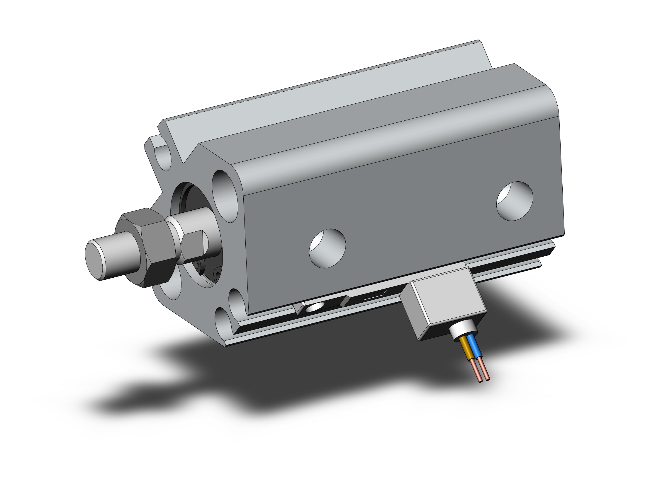 SMC CDQ2B12-15DCMZ-L-M9BAVSDPCS compact cylinder, cq2-z, COMPACT CYLINDER