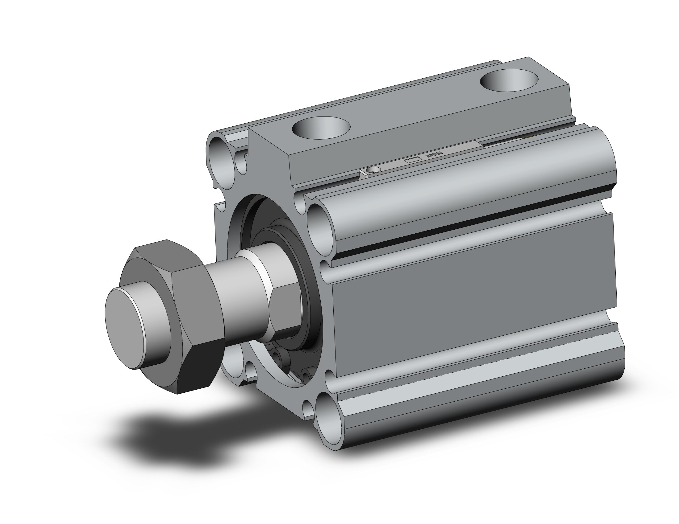 SMC CDQ2B32-20DCMZ-M9N cylinder, CQ2-Z COMPACT CYLINDER