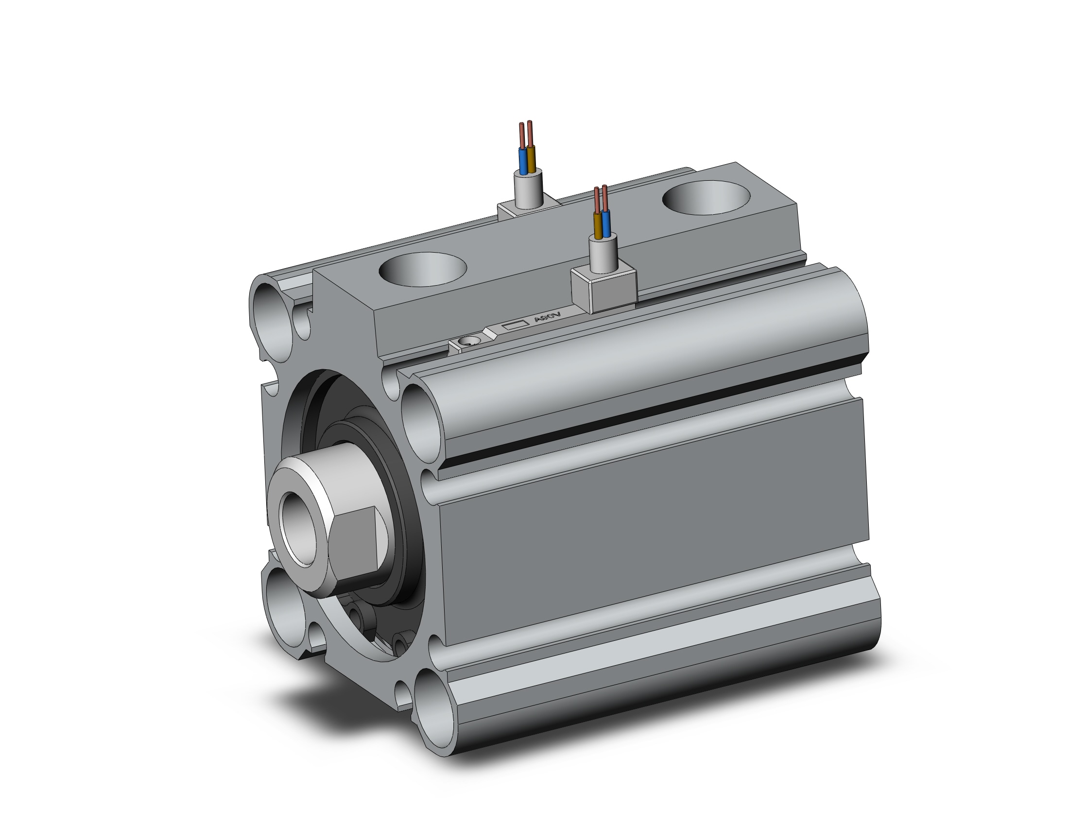 SMC CDQ2B32-20DCZ-A90V cylinder, CQ2-Z COMPACT CYLINDER