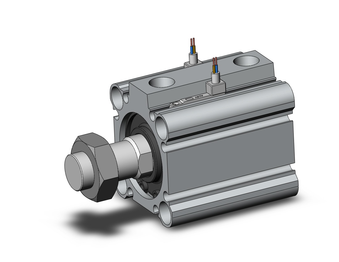 SMC CDQ2B32-20DMZ-A93VL cylinder, CQ2-Z COMPACT CYLINDER