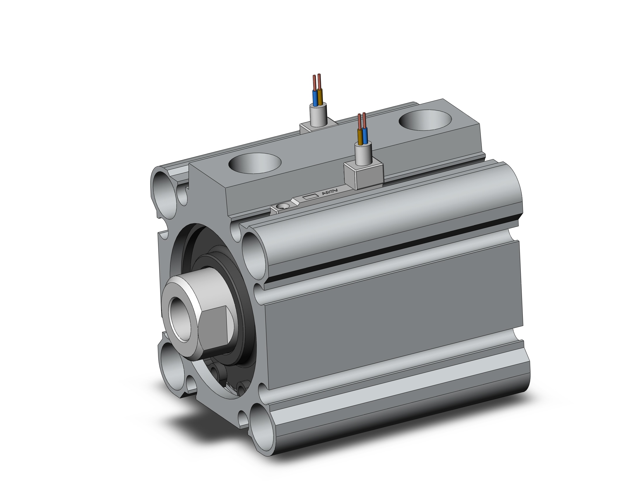 SMC CDQ2B32-20DZ-A93V cylinder, CQ2-Z COMPACT CYLINDER