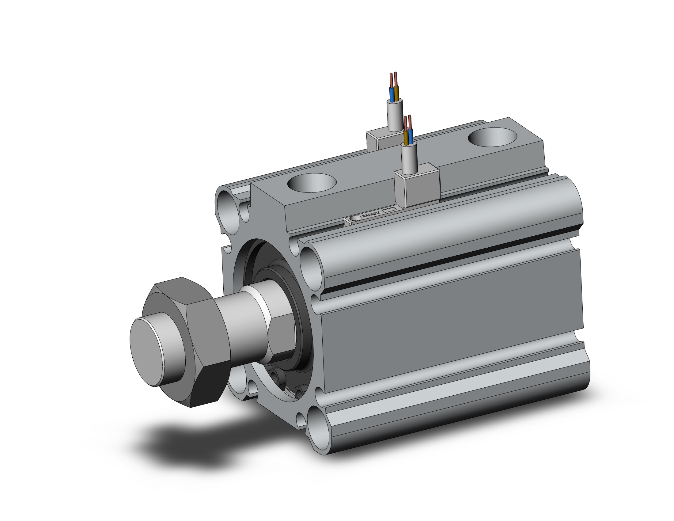 SMC CDQ2B32-25DCMZ-M9BVZ cylinder, CQ2-Z COMPACT CYLINDER