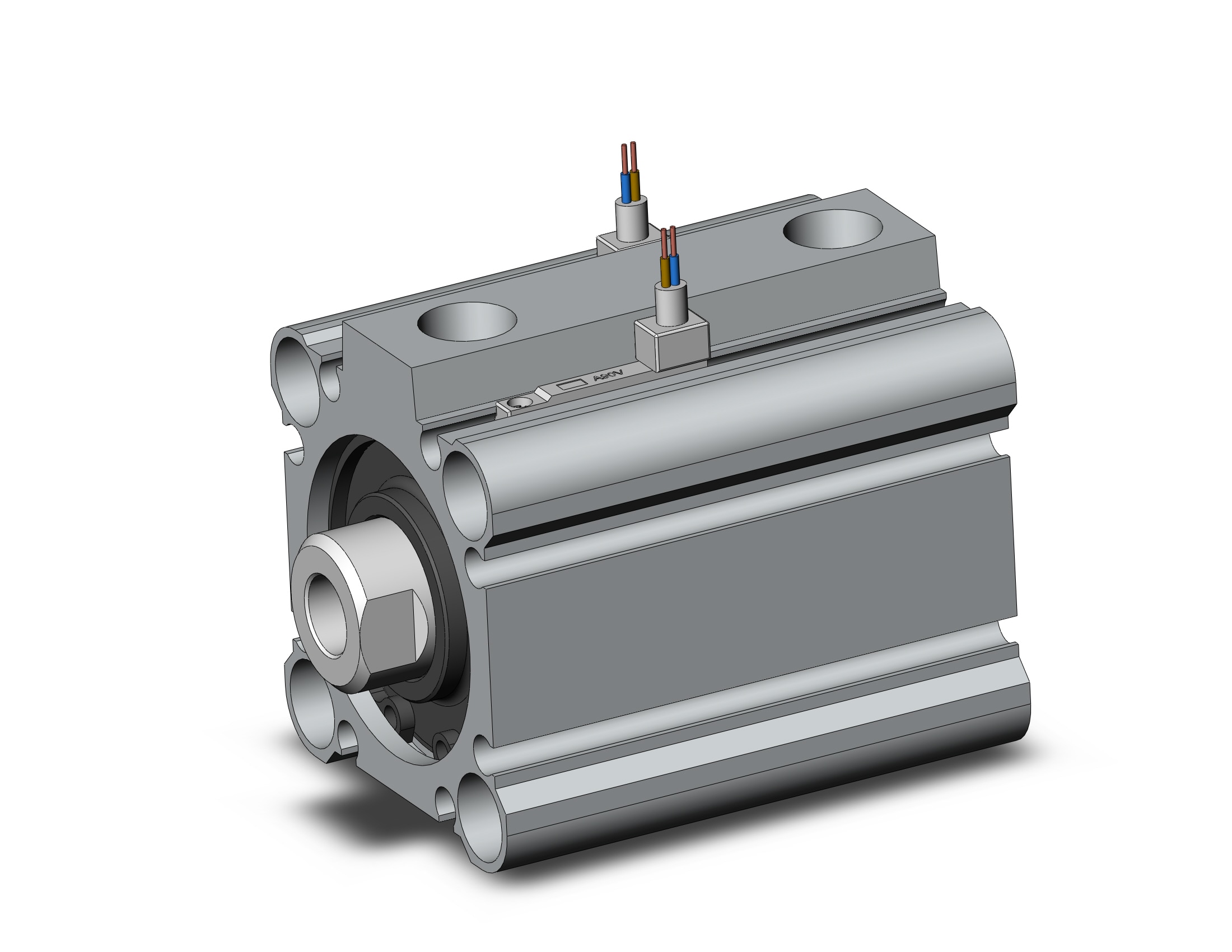 SMC CDQ2B32-25DCZ-A90V cylinder, CQ2-Z COMPACT CYLINDER