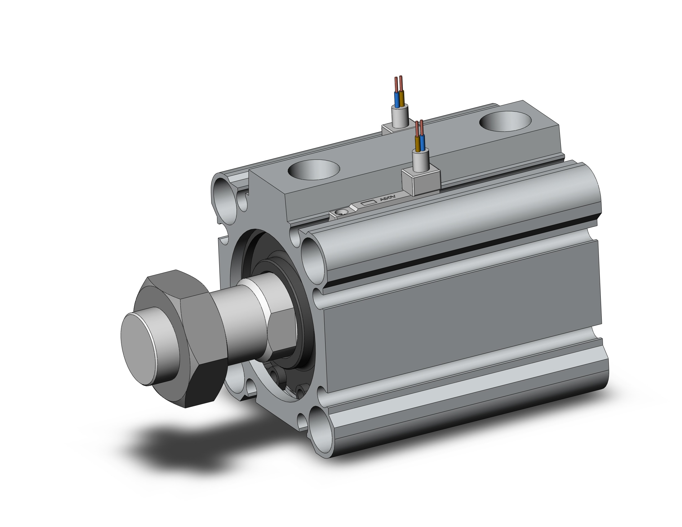 SMC CDQ2B32-25DMZ-A90V cylinder, CQ2-Z COMPACT CYLINDER