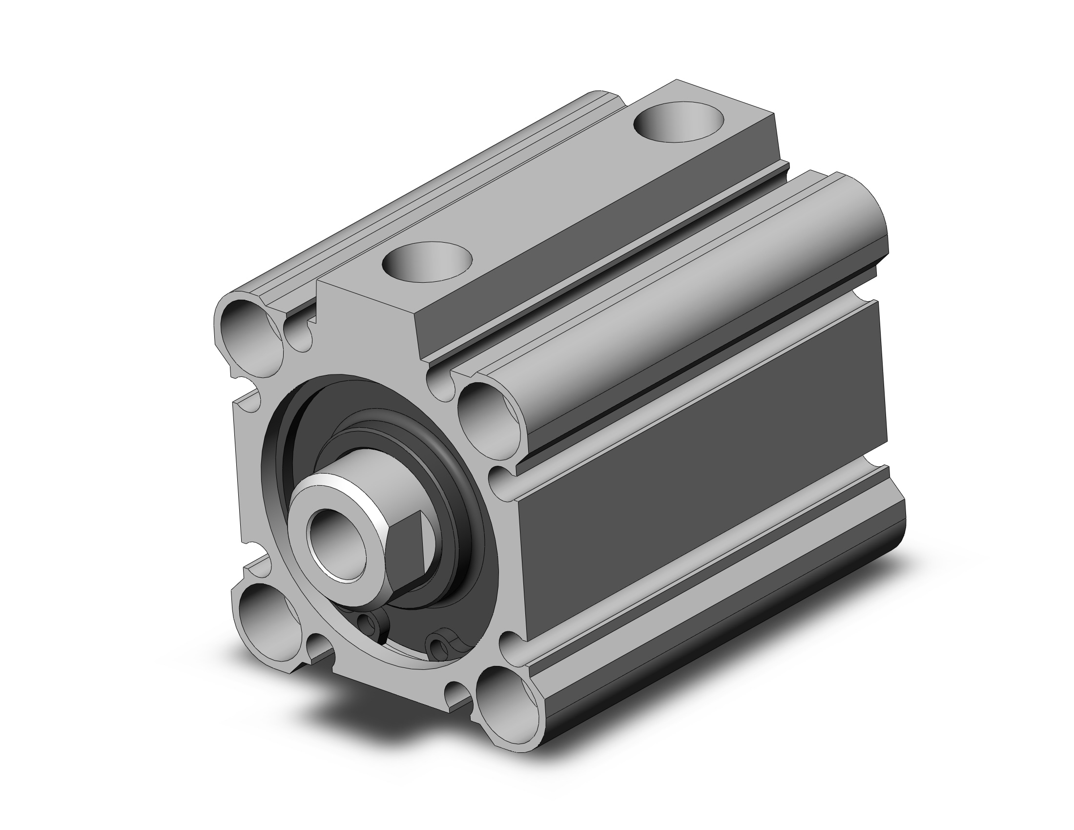 SMC CDQ2B32-25DZ-XC6 base cylinder, CQ2-Z COMPACT CYLINDER