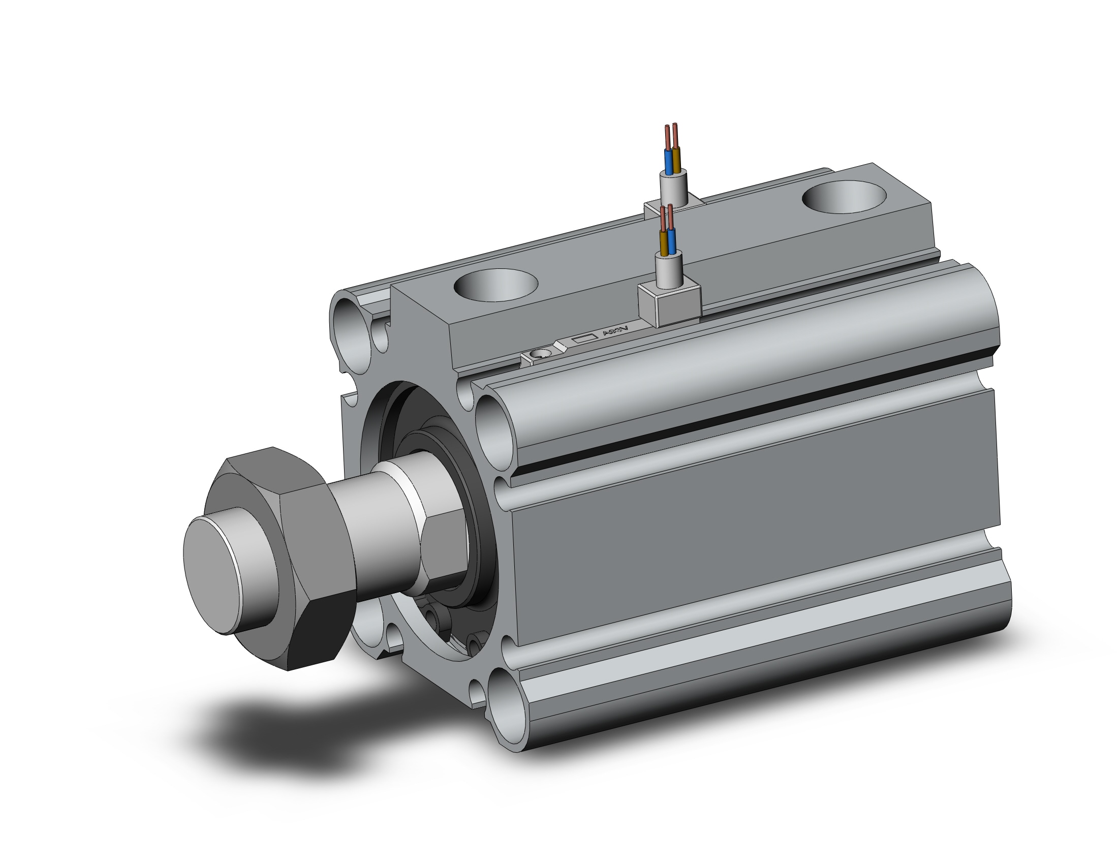 SMC CDQ2B32-30DCMZ-A93V cylinder, CQ2-Z COMPACT CYLINDER