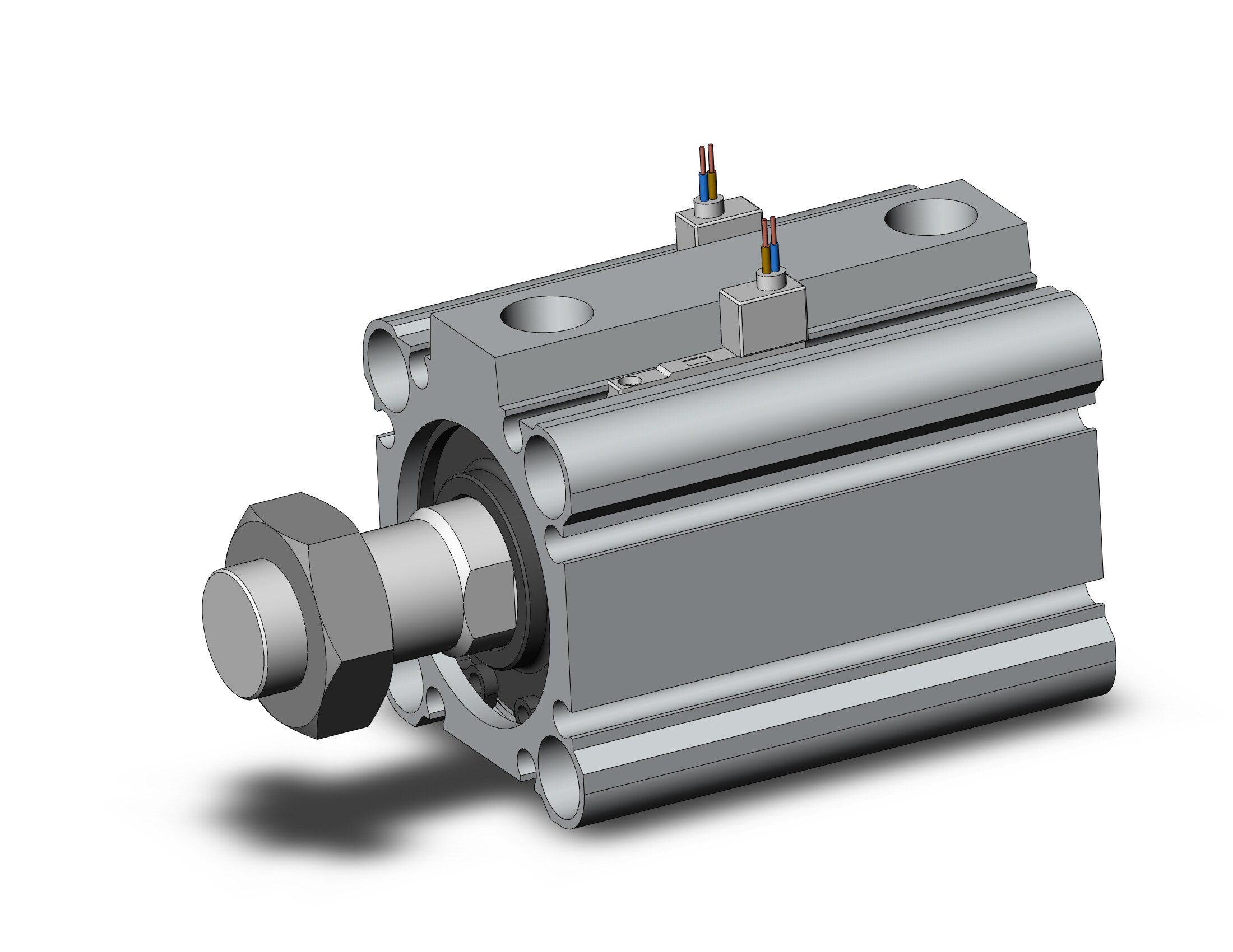 SMC CDQ2B32-30DCMZ-M9BAV cylinder, CQ2-Z COMPACT CYLINDER