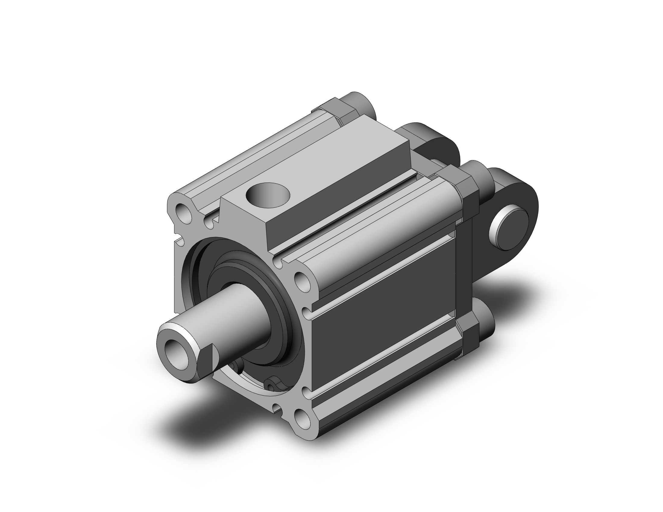 SMC CDQ2D50TF-20TZ compact cylinder, cq2-z, COMPACT CYLINDER