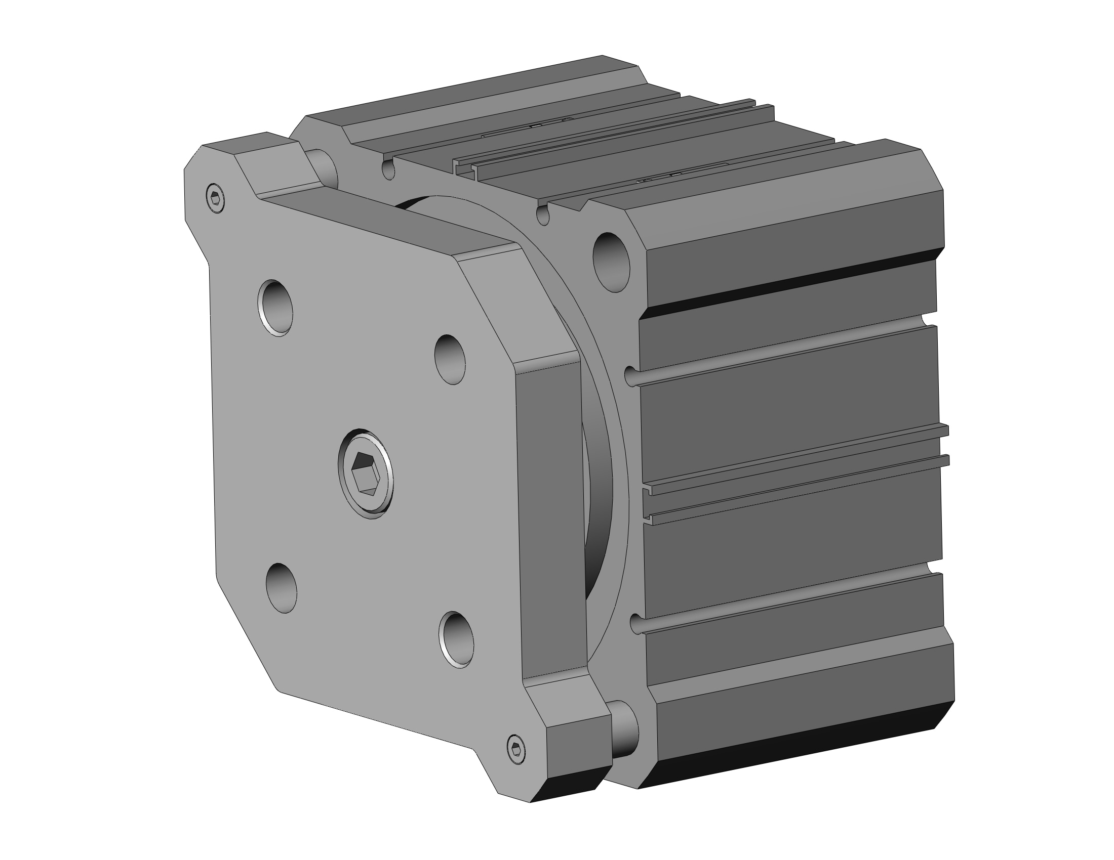 SMC CDQMA100-10-M9B cyl, compact, auto-switch, CQM COMPACT GUIDE ROD CYLINDER