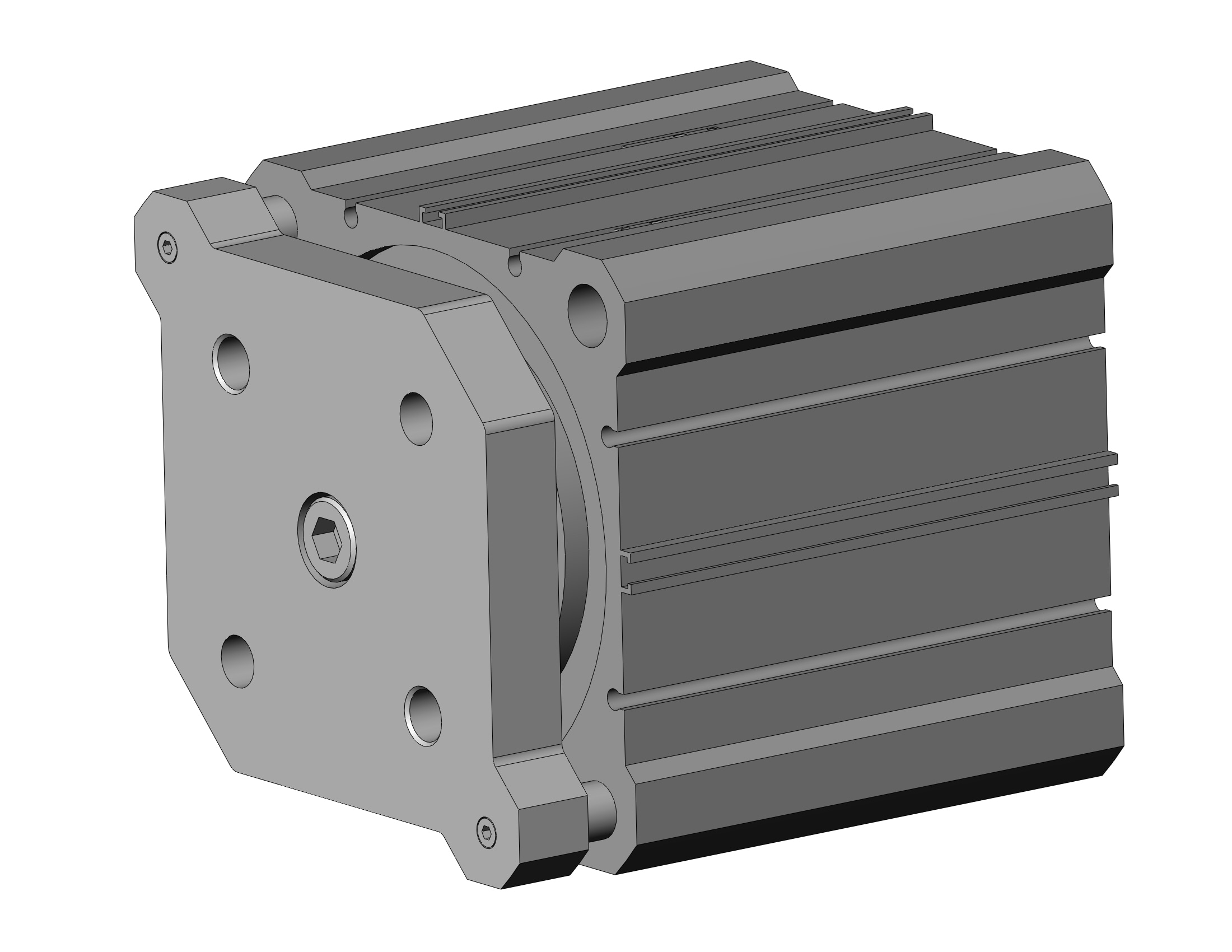 SMC CDQMA100-50-M9B 100mm cqm dbl acting. auto-sw, CQM COMPACT GUIDE ROD CYLINDER