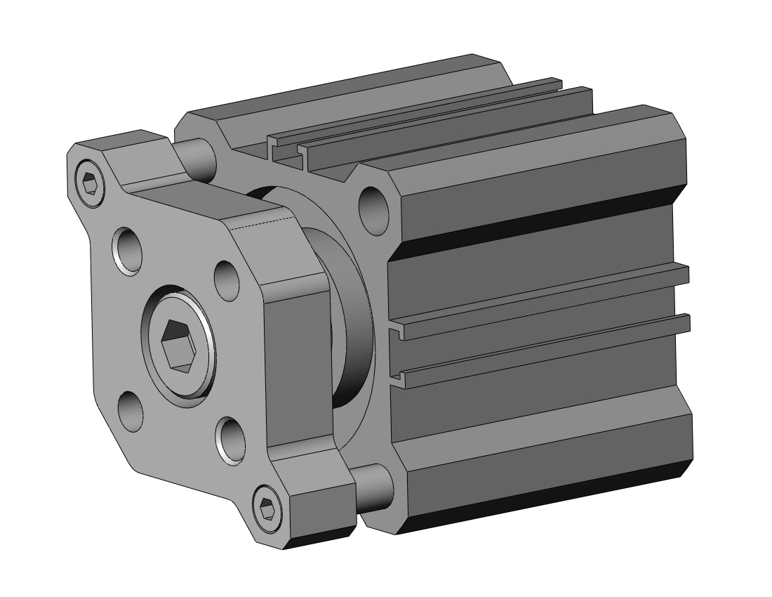 SMC CDQMA32-10-M9B 32mm cqm dbl acting. auto-sw, CQM COMPACT GUIDE ROD CYLINDER