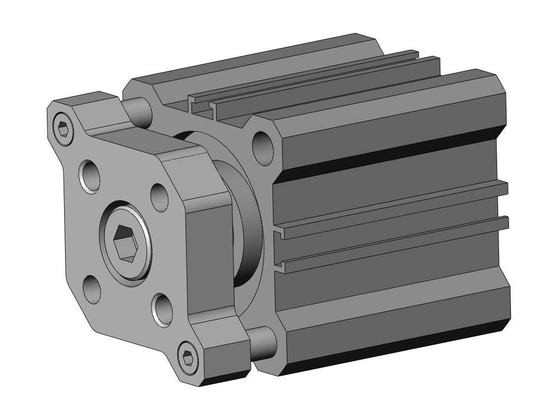 SMC CDQMA32-15-M9BW 32mm cqm dbl acting. auto-sw, CQM COMPACT GUIDE ROD CYLINDER