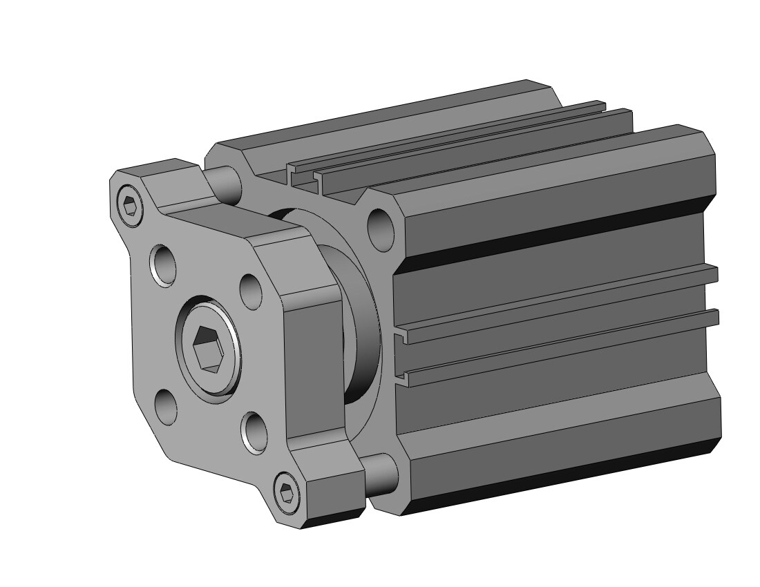 SMC CDQMA32-20-M9PVSAPC compact guide rod cylinder, cqm, COMPACT CYLINDER W/GUIDE