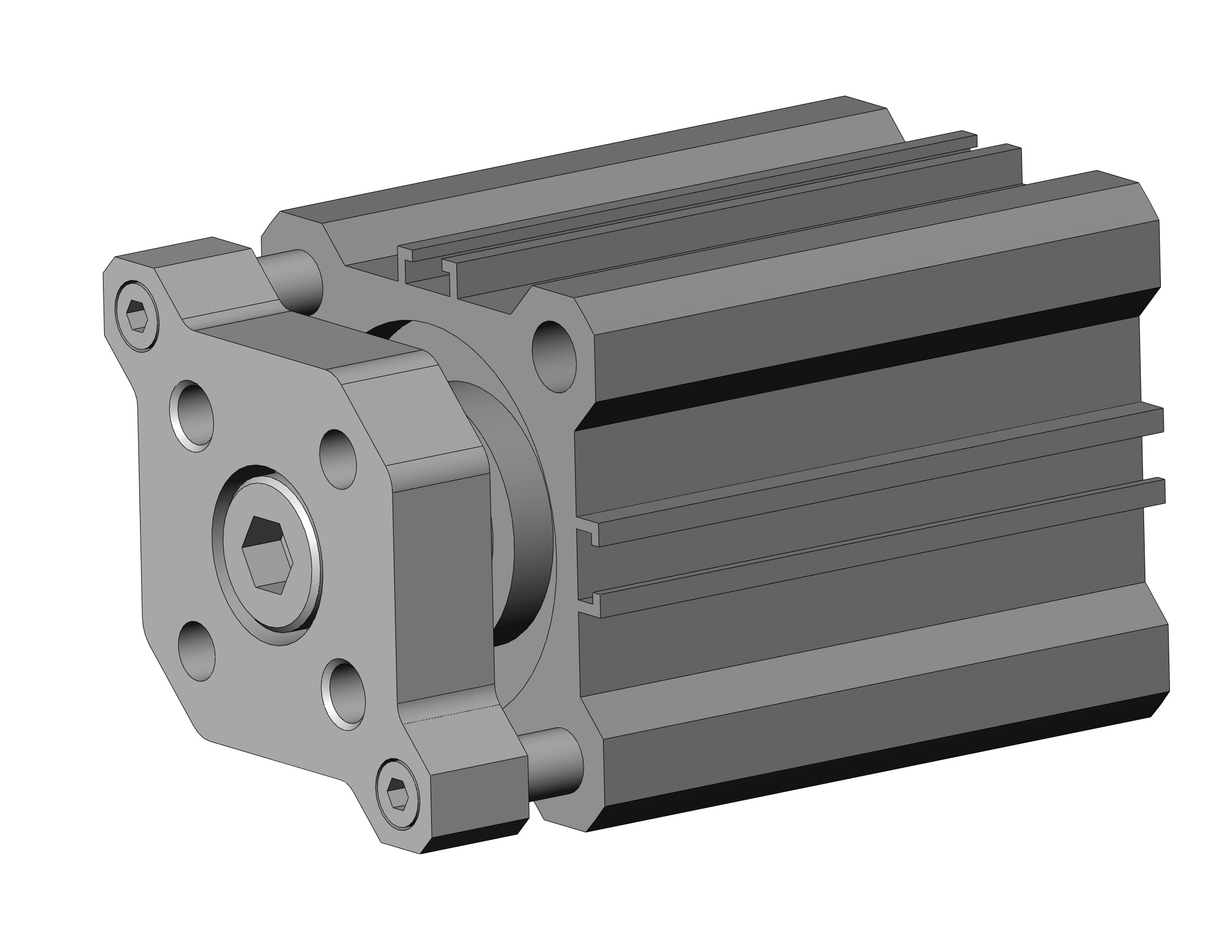 SMC CDQMA32-25-M9BL 32mm cqm dbl acting. auto-sw, CQM COMPACT GUIDE ROD CYLINDER